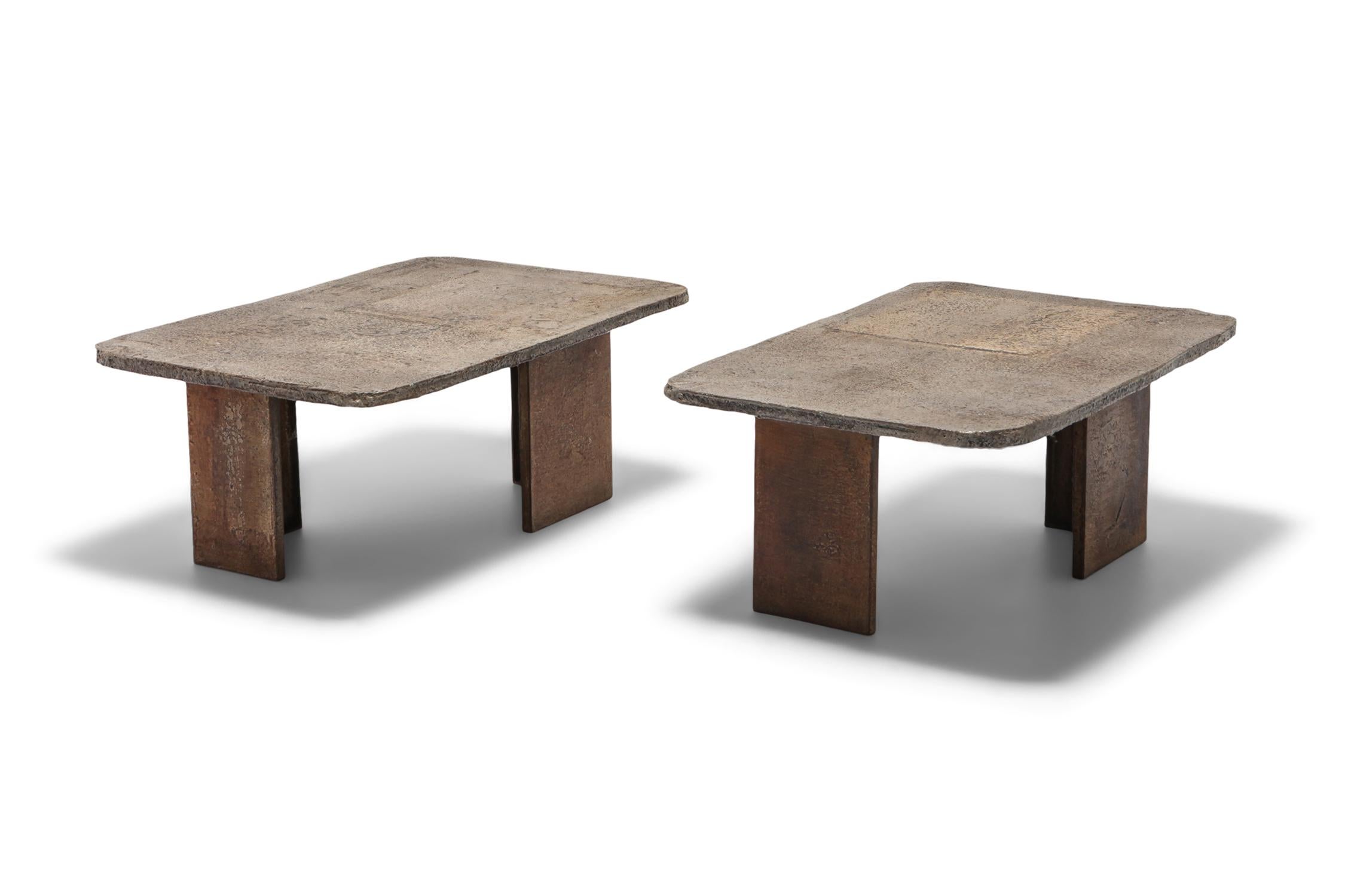Nude natural colored Mid-Century Modern side table by Pia Manu, Belgium, 1960s
Made out of Patinated varnished concrete slabs, these pieces have a very contemporary look and feel about them, a bit Wabi Sabi even.
Would fit well in a metropolitan