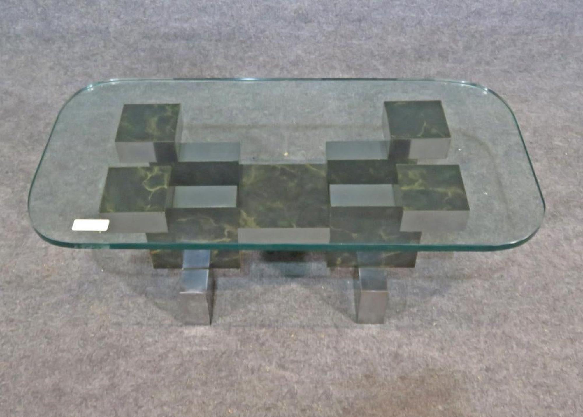 Paul Evans Style Coffee Table In Good Condition For Sale In Brooklyn, NY