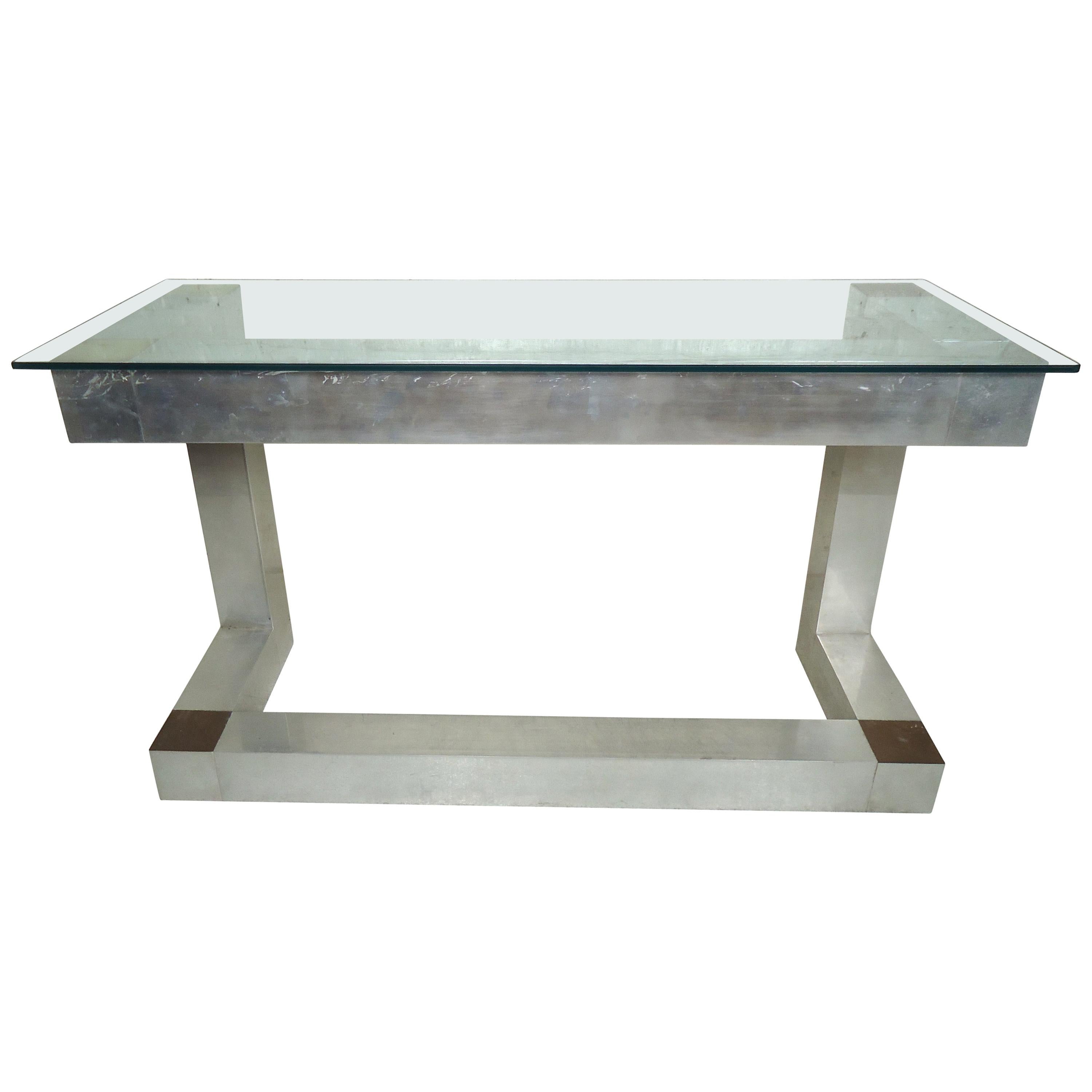 Paul Evans Style Console For Sale