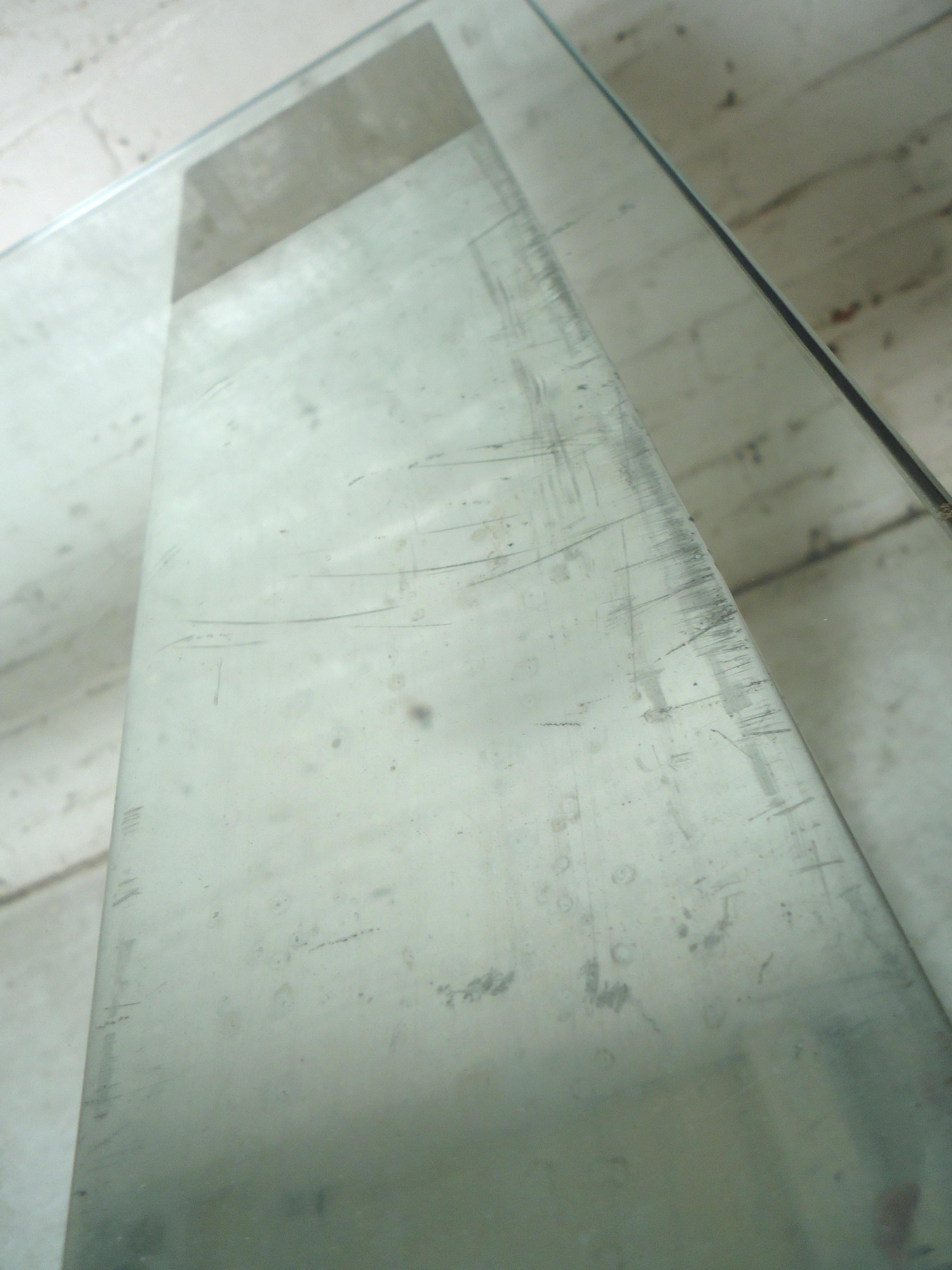 Metal Paul Evans Style Console For Sale