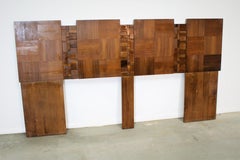 Paul Evans Style King Size Headboard Brutalist