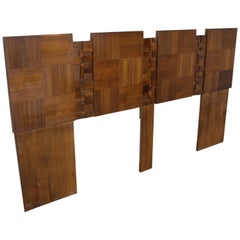 Paul Evans Style King Size Headboard Brutalist