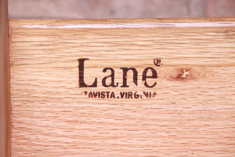 Paul Evans Style Lane Pueblo Brutalist Mid-Century Modern Oak Armoire Dresser For Sale 11