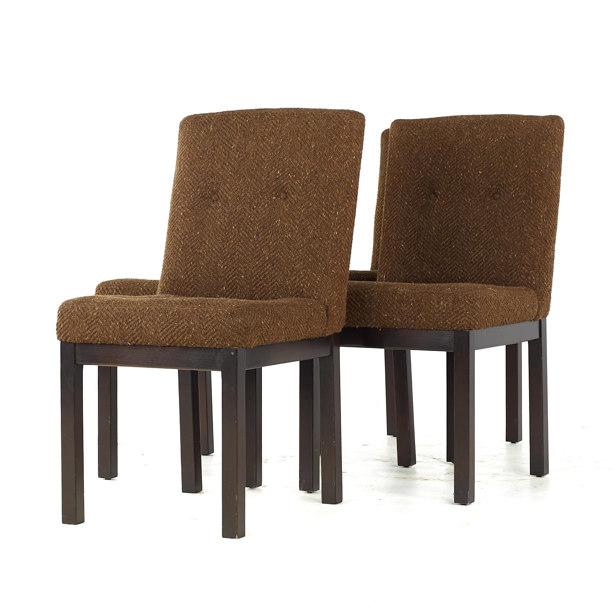 Mid-Century Modern Chaises de salle à manger mi-siècle de style Paul Evans - Lot de 4 en vente