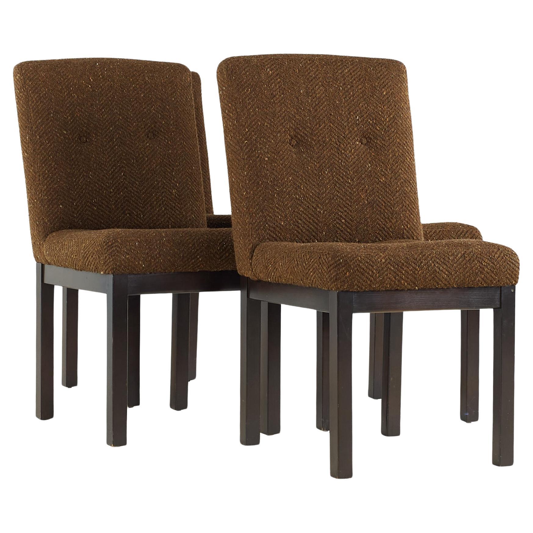 Chaises de salle à manger mi-siècle de style Paul Evans - Lot de 4 en vente