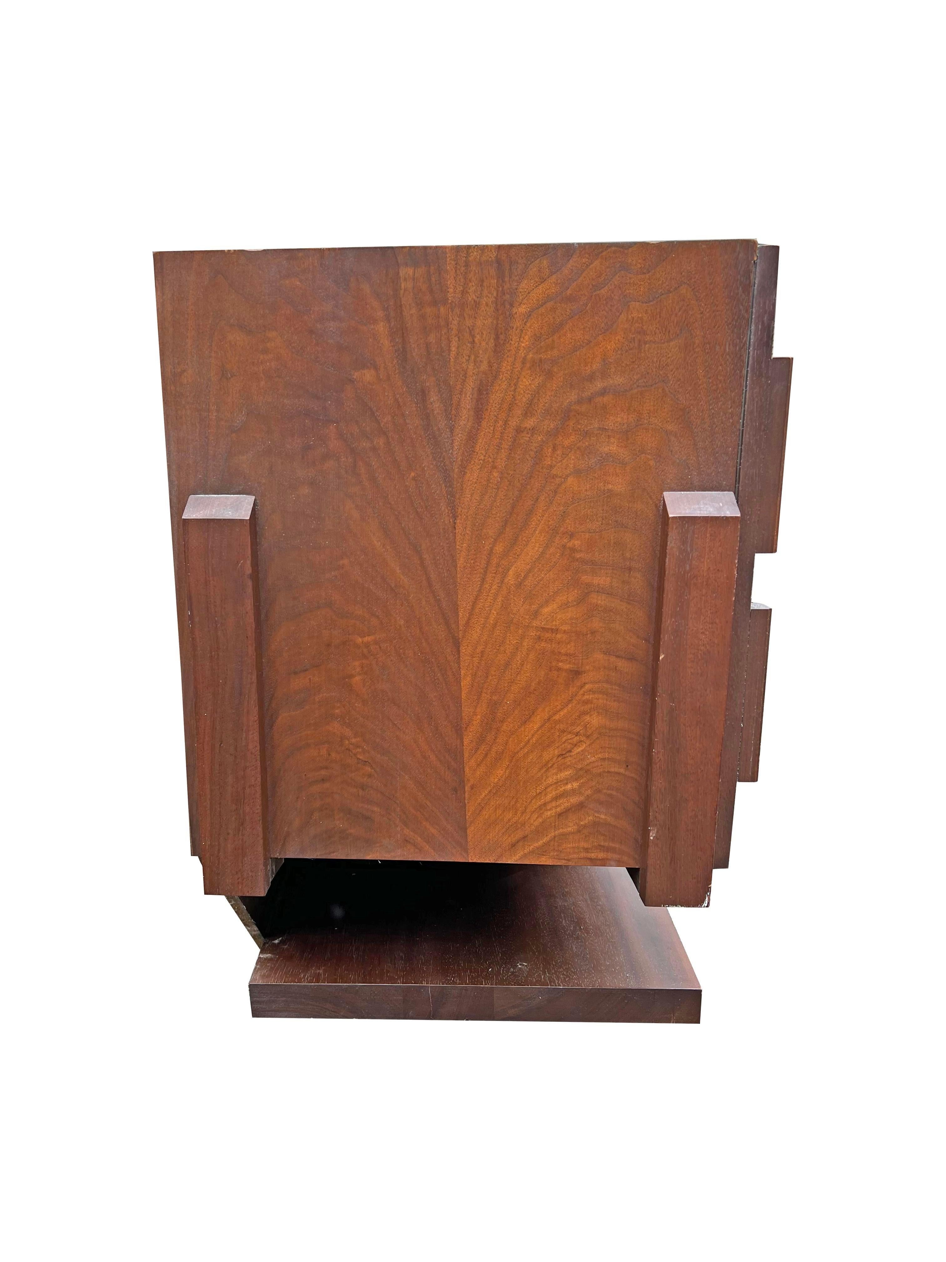Paul Evans Style Modern Sculpted Floating Dresser or Credenza in Brutalist Style 3