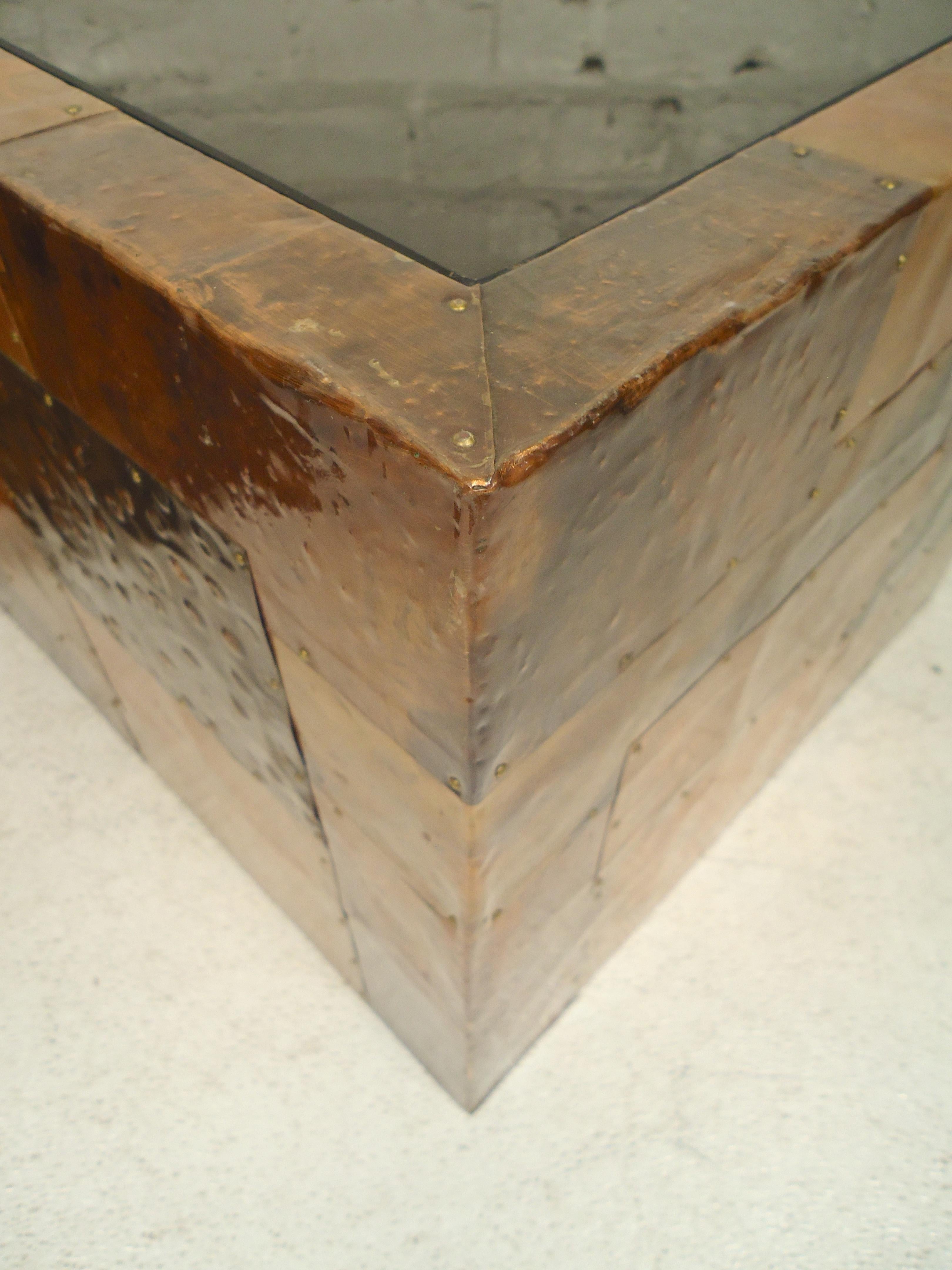 Paul Evans Style Patchwork Tables In Good Condition In Brooklyn, NY