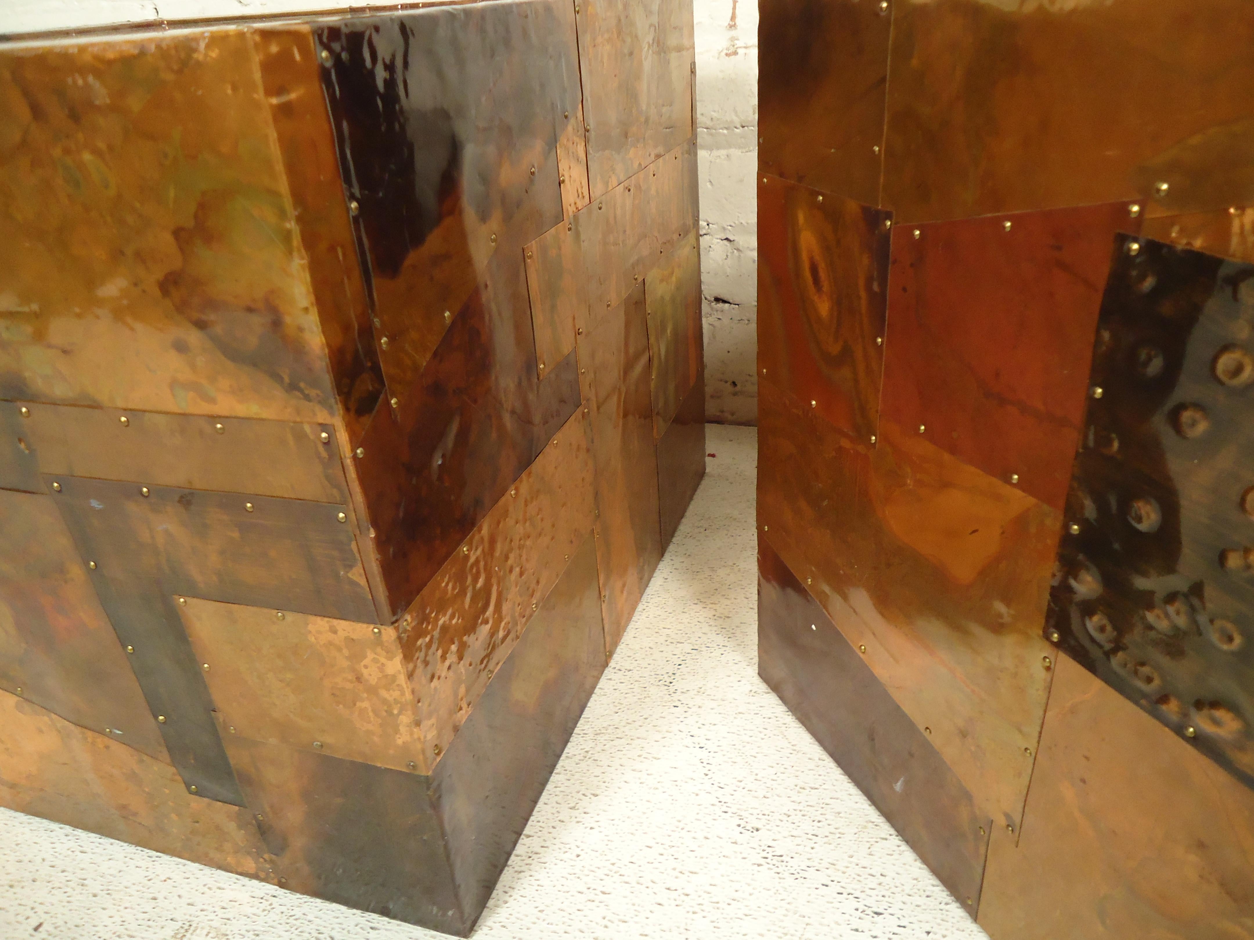 Paul Evans Style Patchwork Tables 1