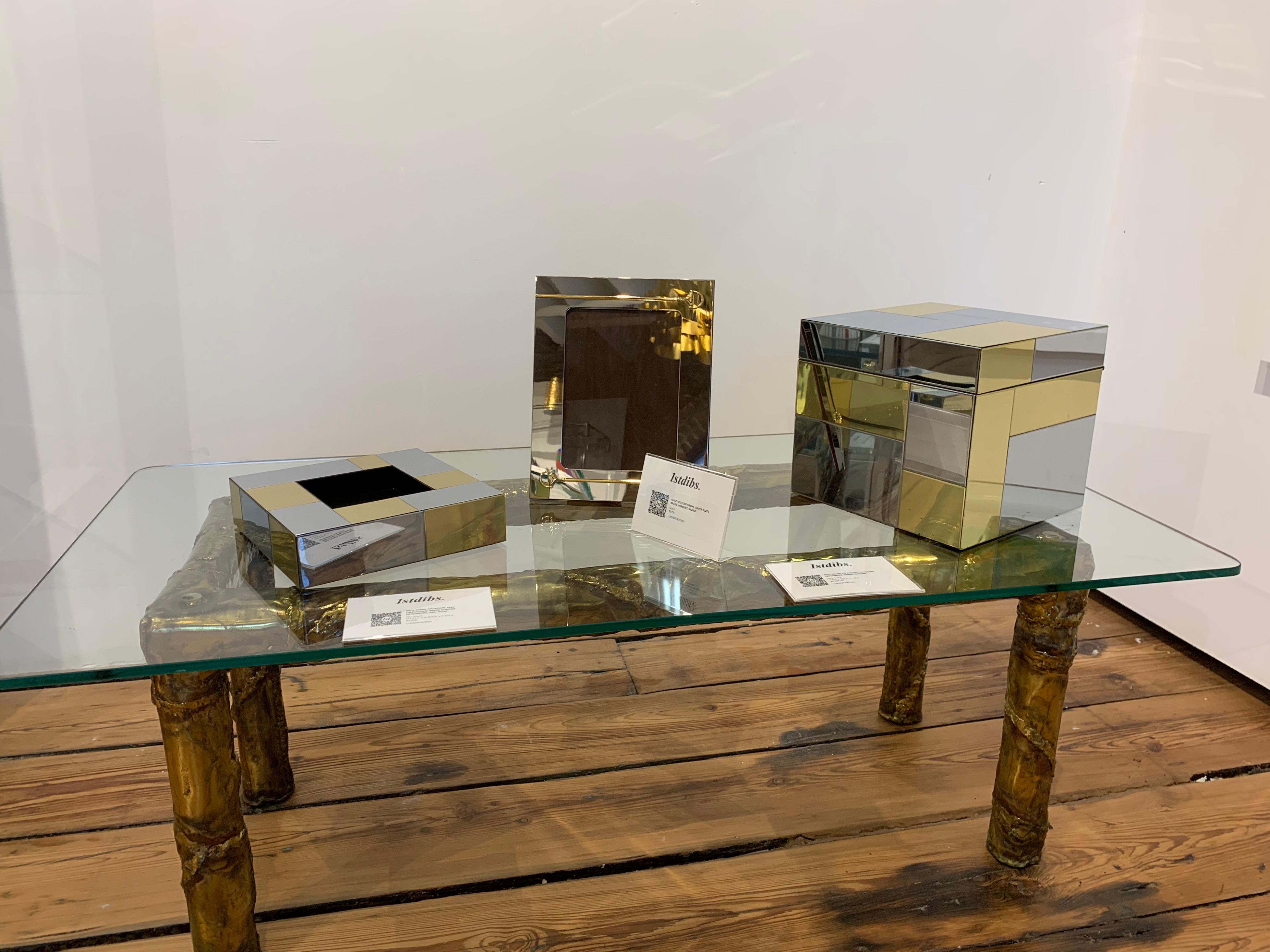 Paul Evans Tray, Cityscape, Brass and Chrome 3