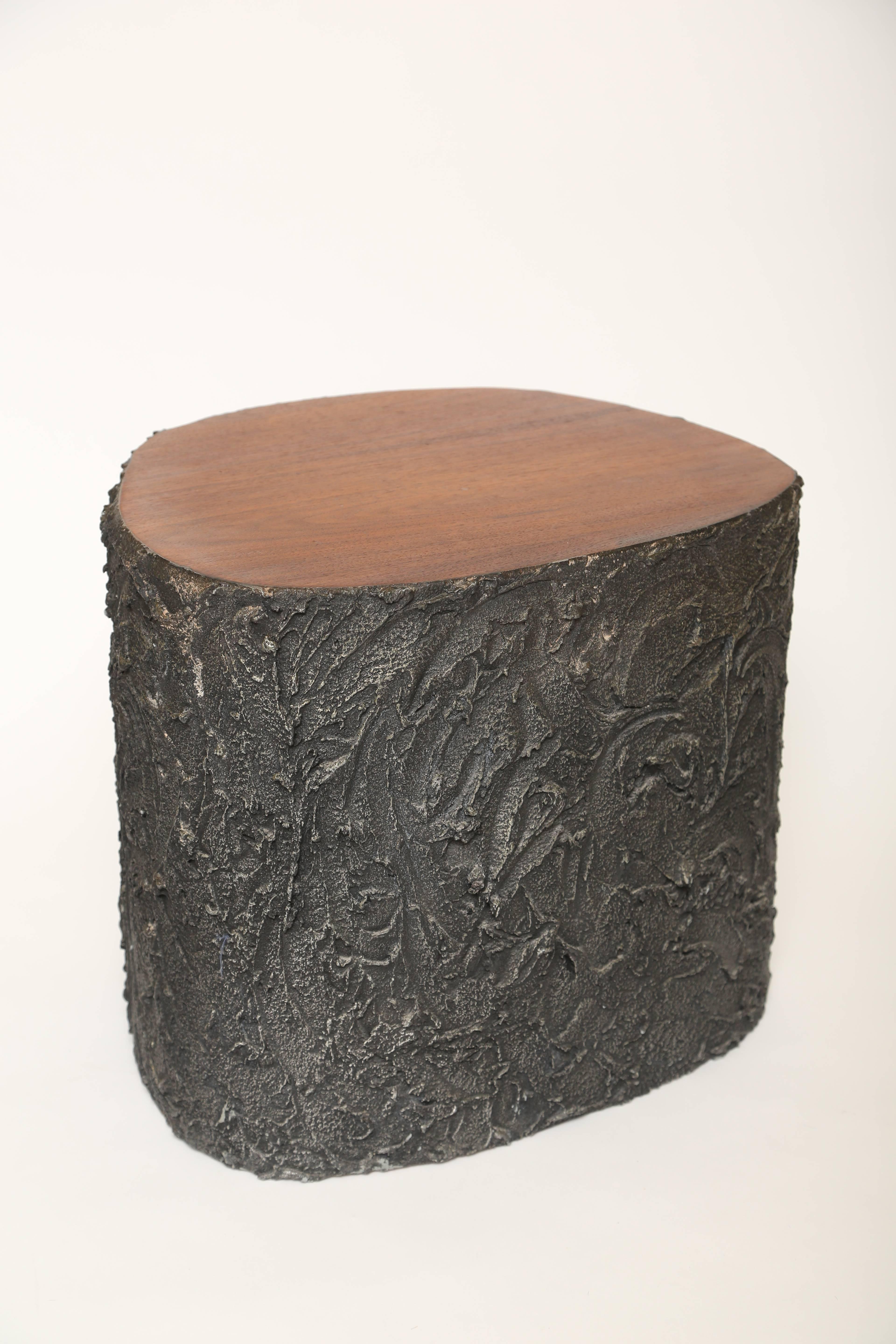 Bronze Paul Evans Tree Trunk Table Model #109