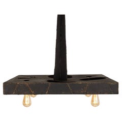 Vintage Paul Evans Unique welded Steel Brutalist Chandelier