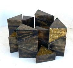 Paul Evans Welded Steel Brutalist Coffee Table Studio Made