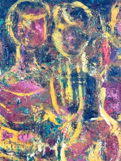 Theater Lobby (Abstract Expressionist Women) Black Artist