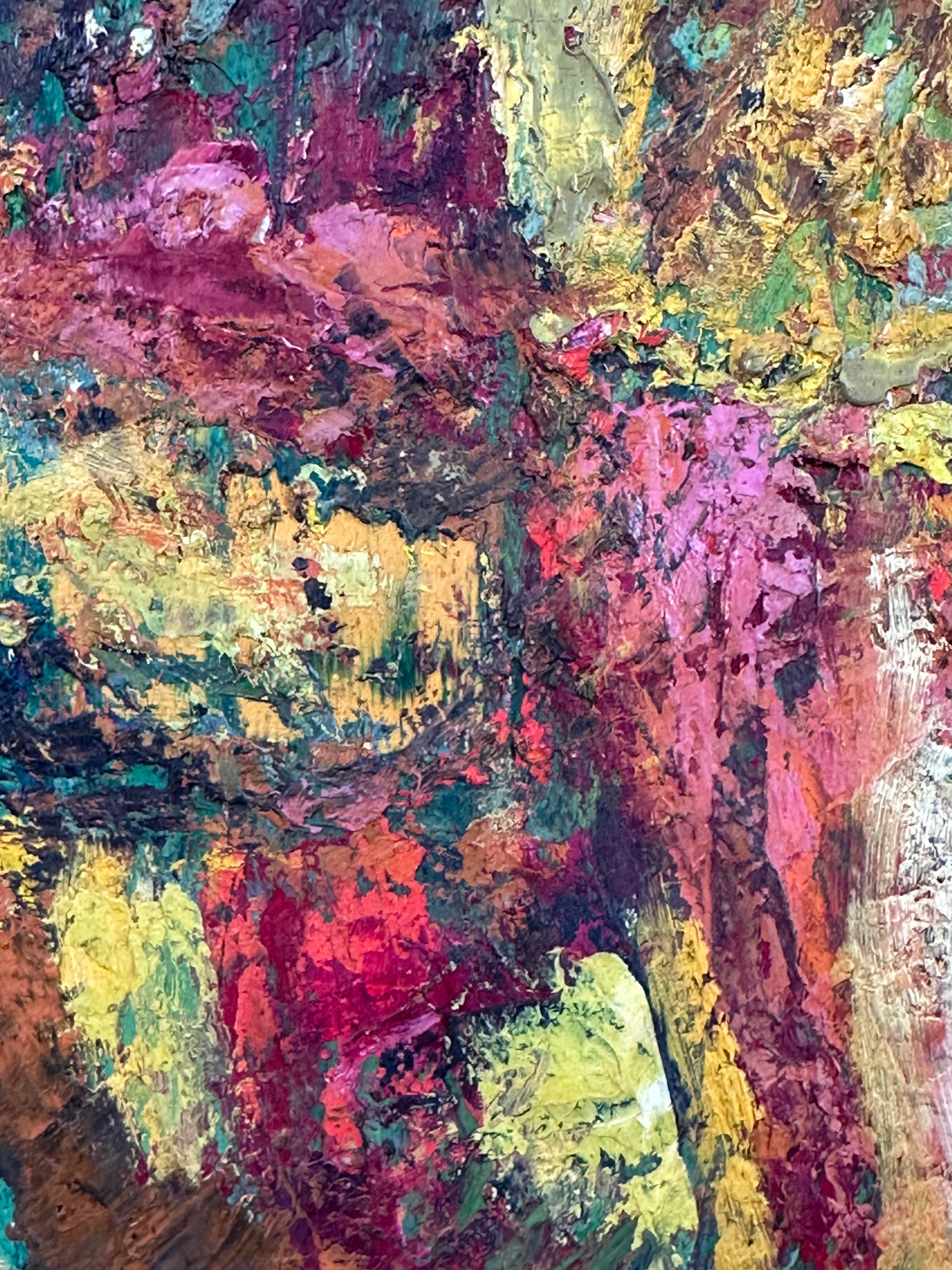 Theater Lobby (Abstract Expressionist Women) Black Artist im Angebot 1