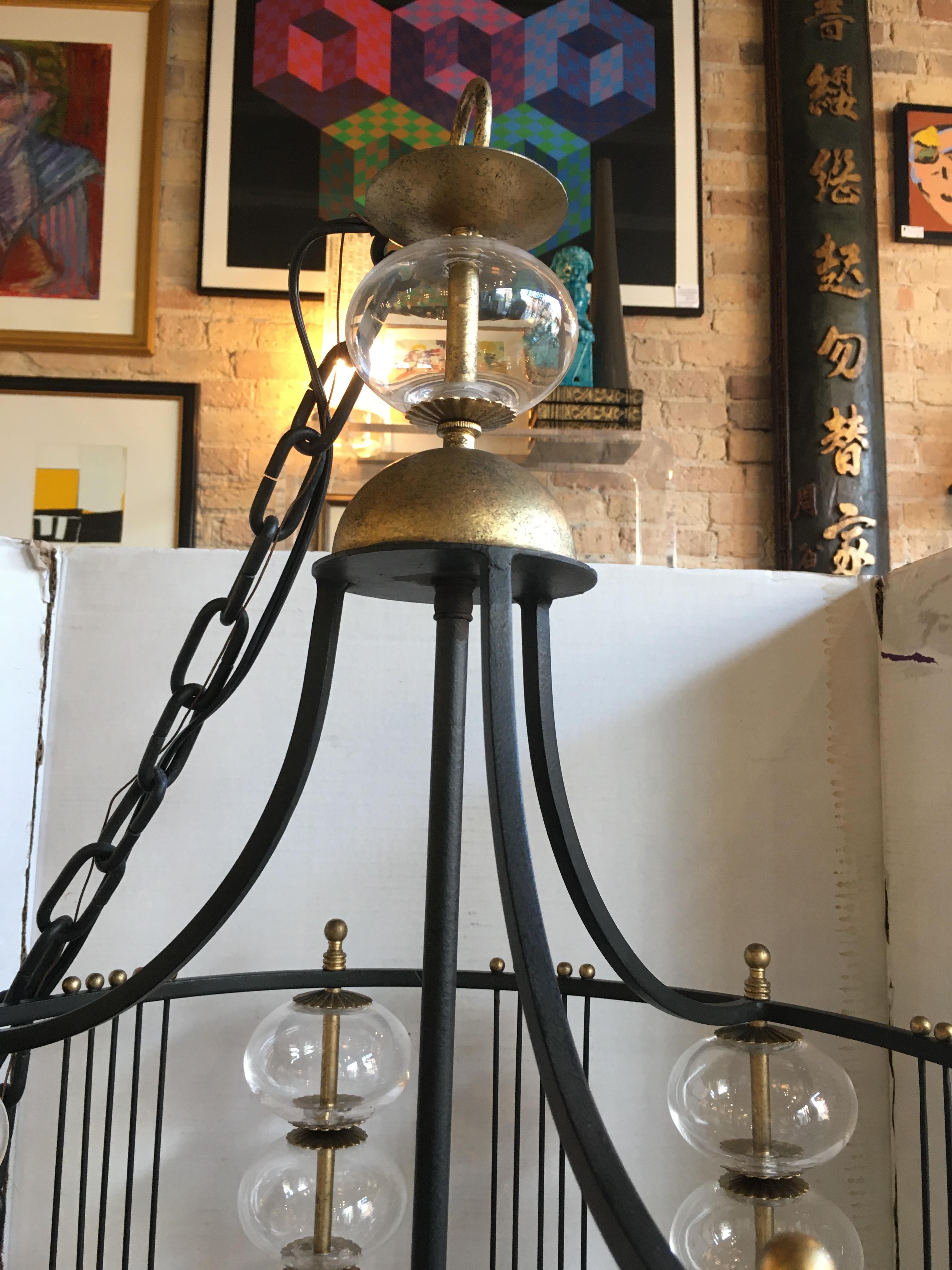 Paul Ferrante Carlyle Pendent Hanging Light Fixture In Good Condition In Chicago, IL