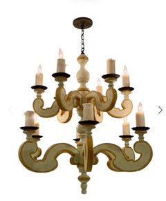Paul Ferrante Two Tier French Country Chandelier