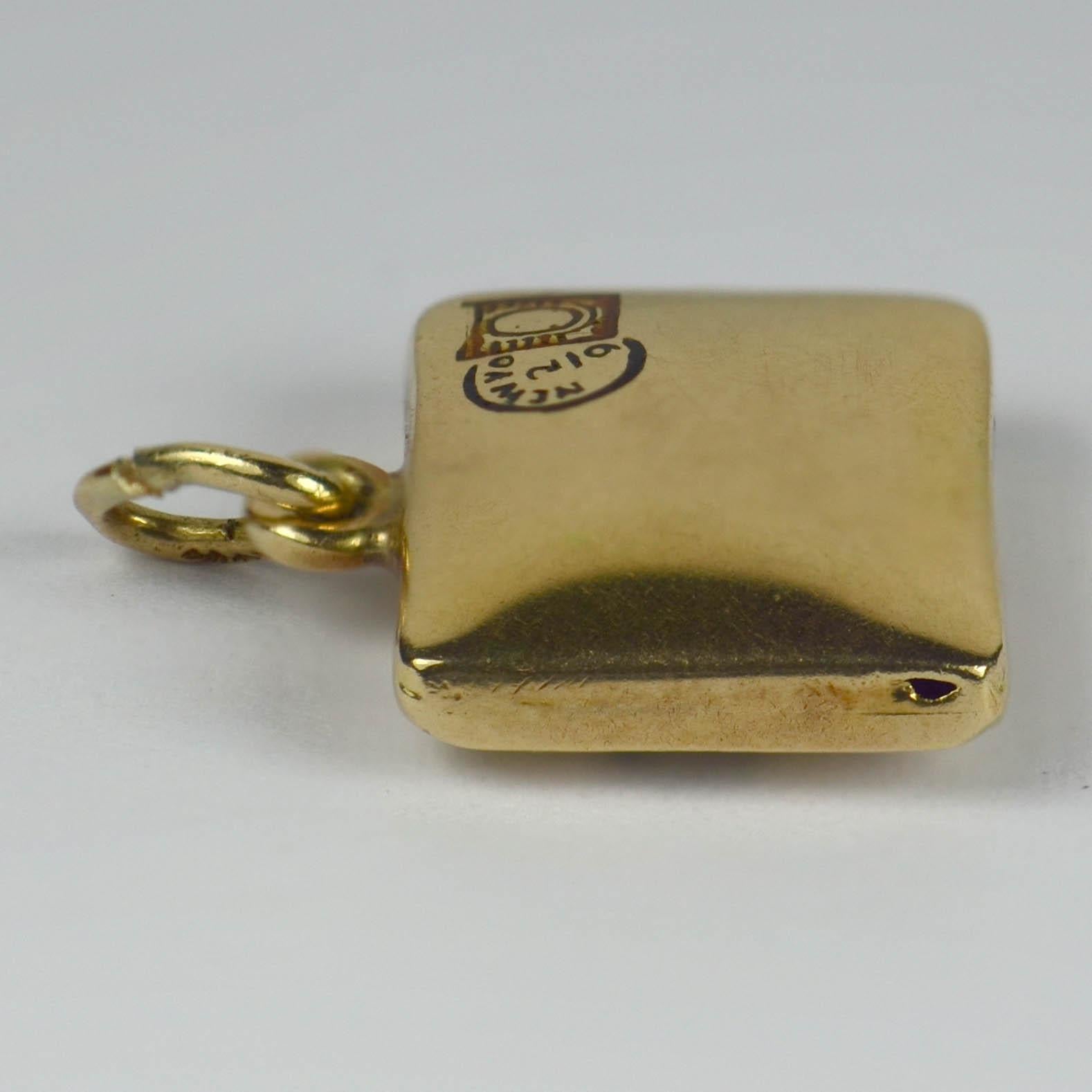 gold taweez pendant