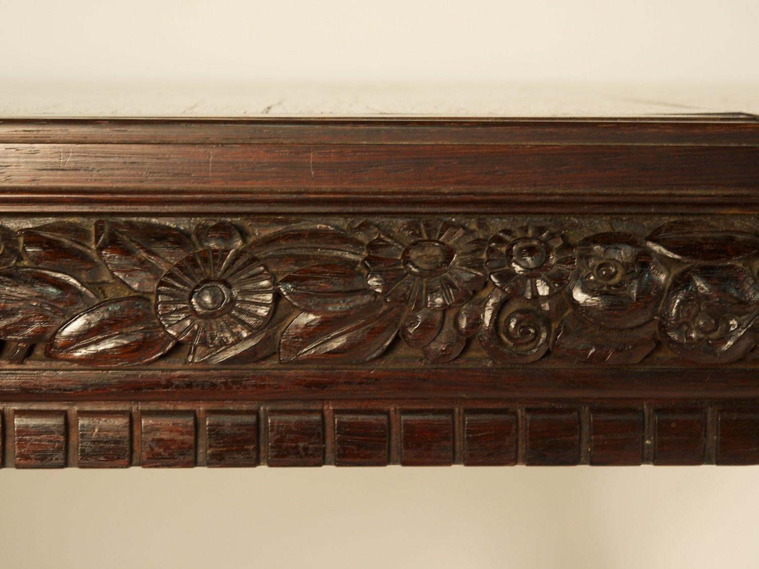 Paul Follot Classic French Art Deco Dining Table In Good Condition In Philadelphia, PA