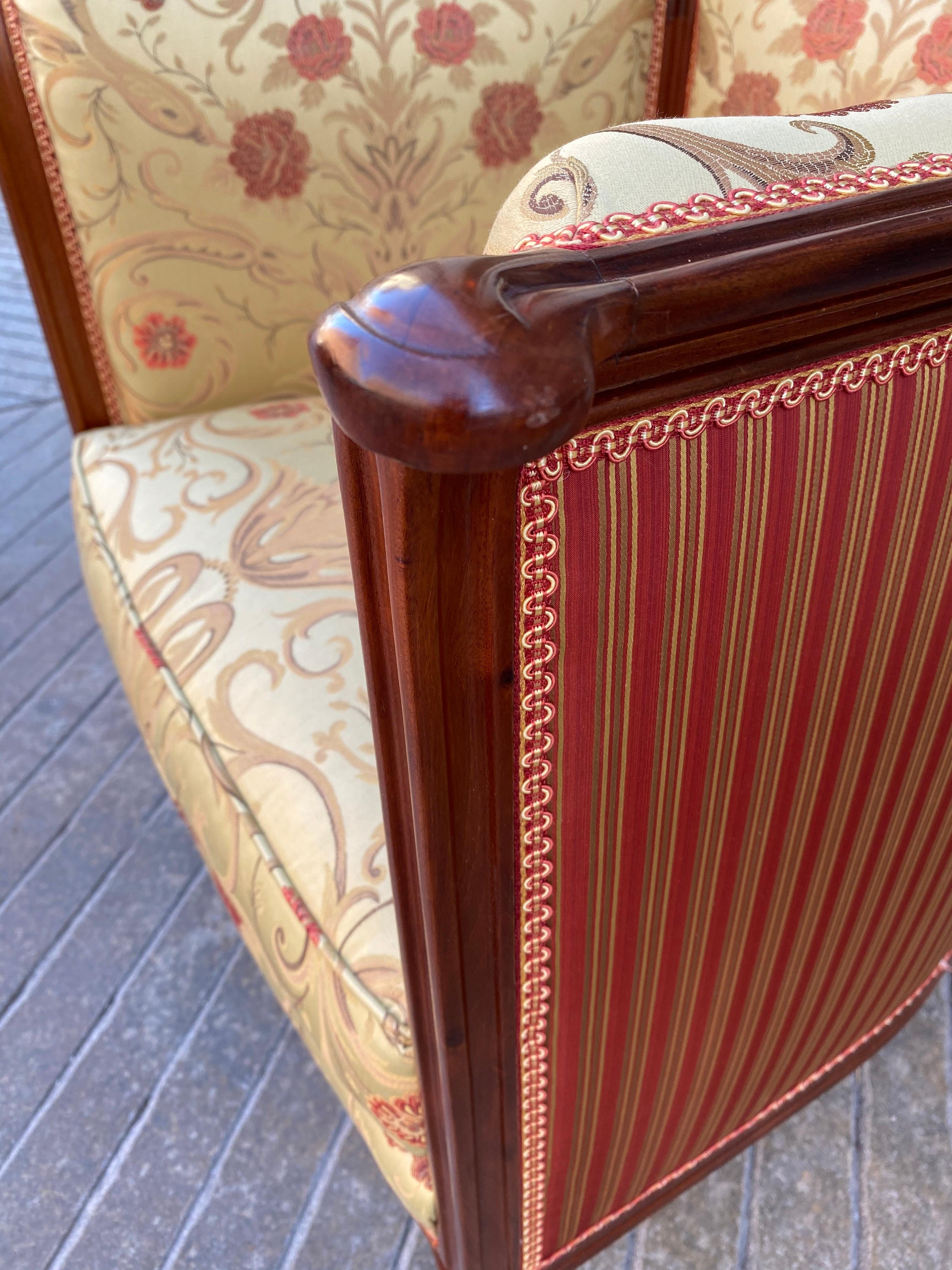 Early 20th Century Paul Follot Pair of Armchairs