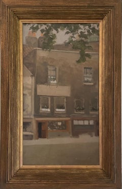 Antique Paul Maitland - Early 20th Century British Impressionist painting of Old Chelsea