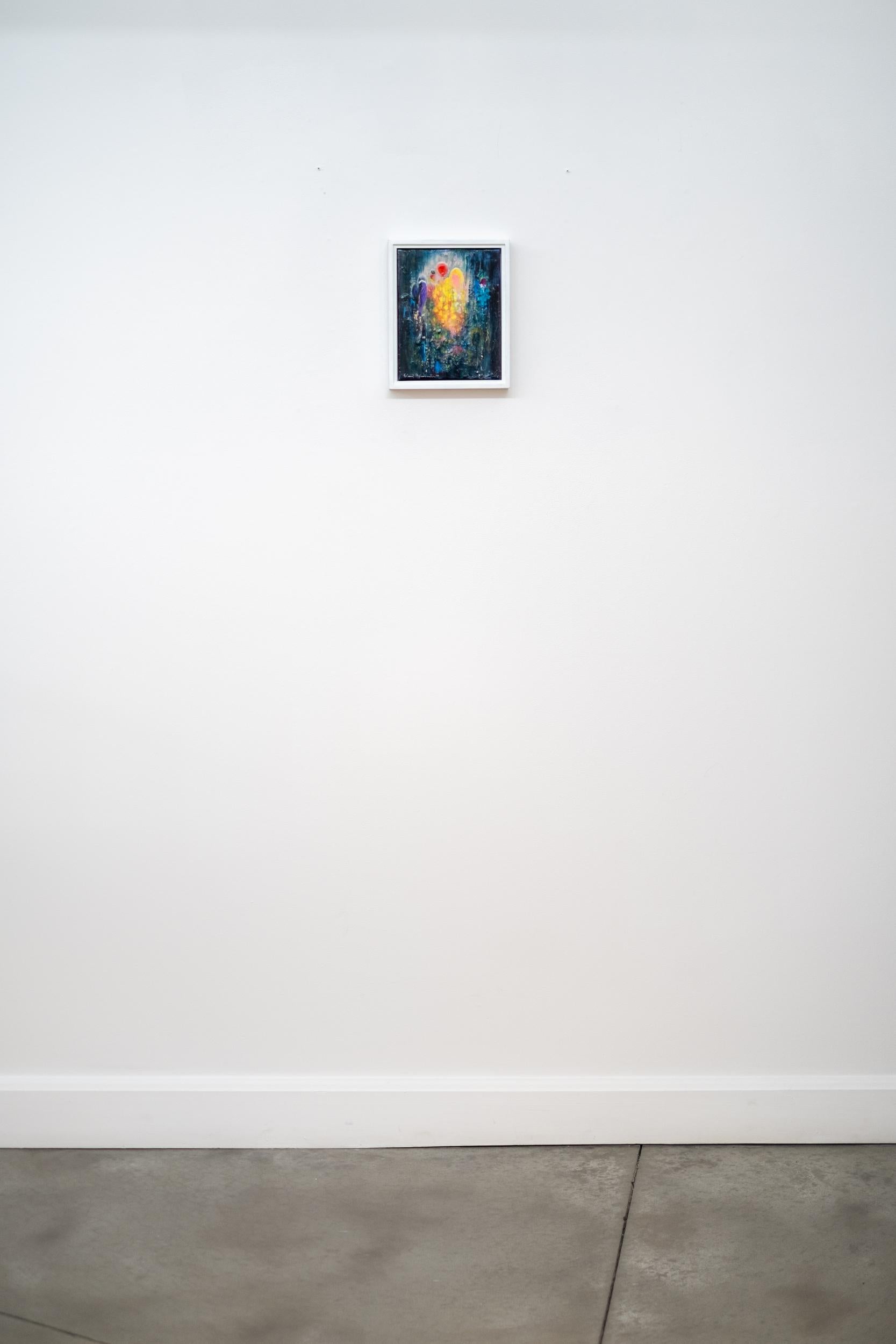 Deep World Radiance - contemporaneo, gestuale, astratto, acrilico su tela - Painting Espressionismo astratto di Paul Fournier