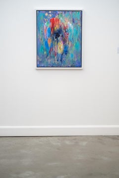 Emergence #10 - contemporary, gestural, abstract, acrylic on canvas