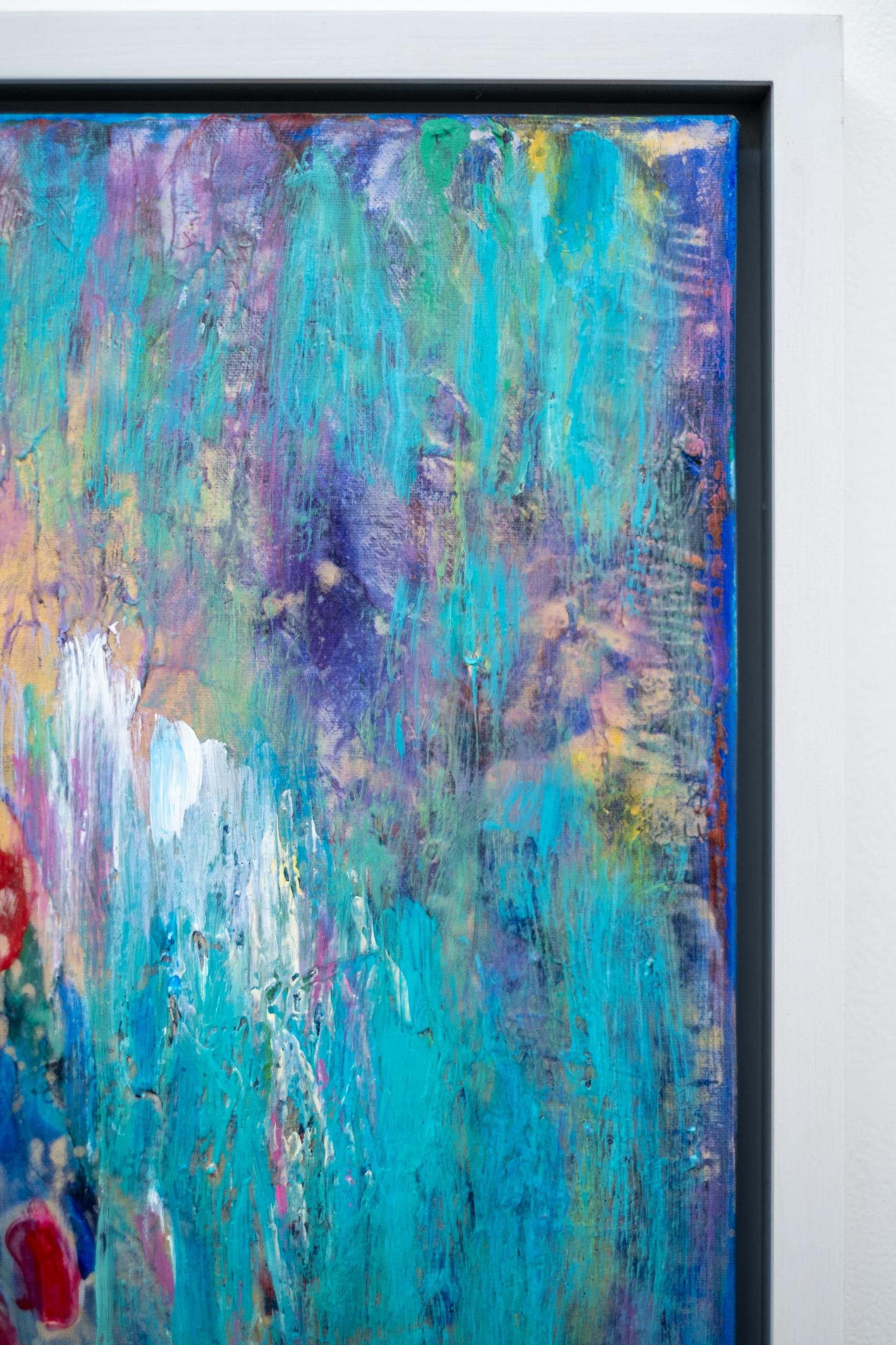 Questo grande quadro espressionista astratto di Paul Fournier ha un tema tropicale.

I mondi fantastici di Paul Fournier catturano la bellezza della natura in tutta la sua gloria colorata. Questo fa parte di una serie di dipinti ispirati alla luce,
