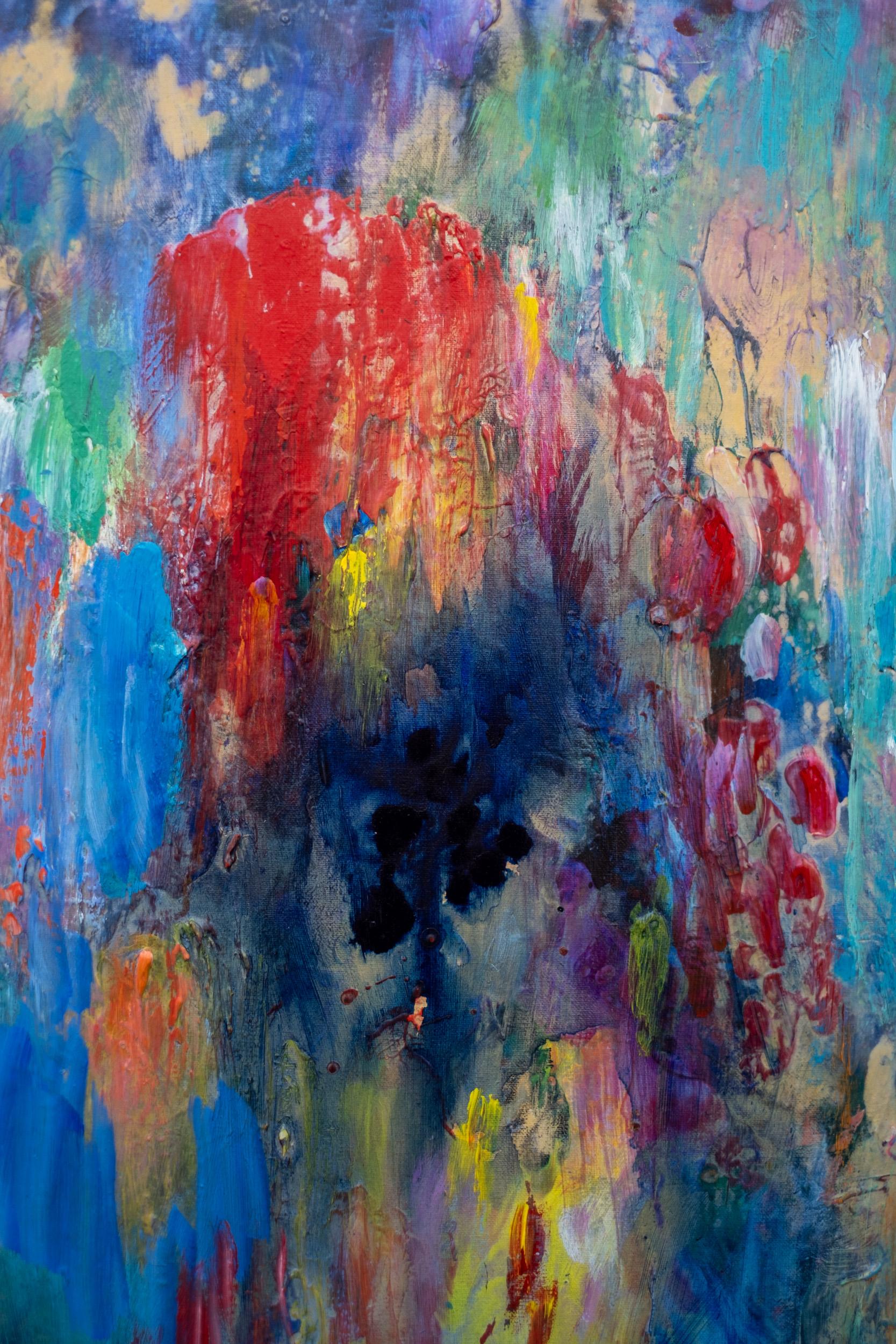 Emergence #10 - contemporaneo, gestuale, astratto, acrilico su tela in vendita 1