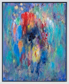 Emergence #10 - contemporáneo, gestual, abstracto, acrílico sobre lienzo