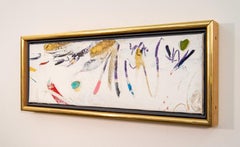 Kyoto Winter - bright, vivid, lively, colourful, abstract acrylic on canvas