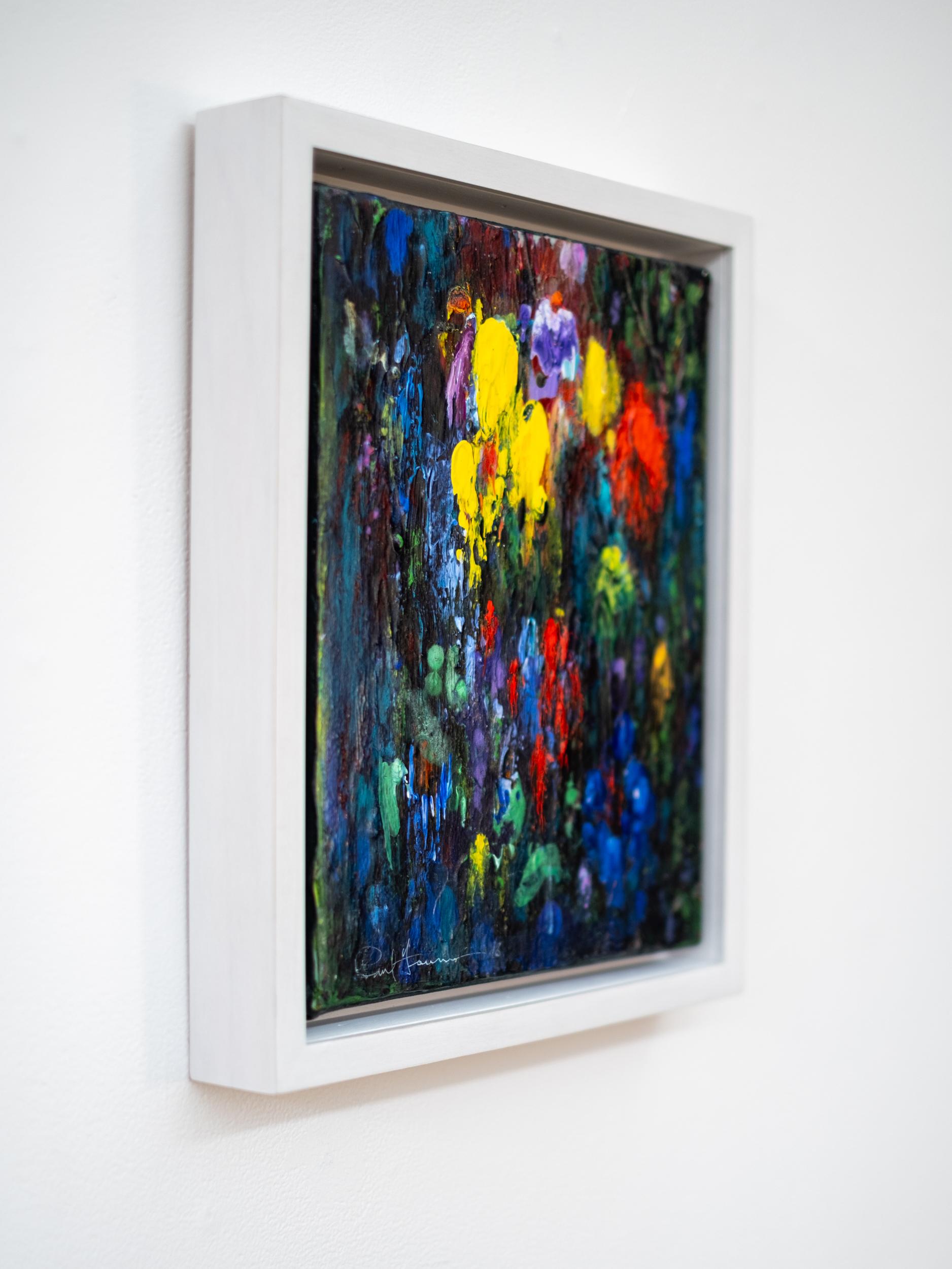 Midnight Haven - contemporaneo, gestuale, astratto, impasto, acrilico su tela - Painting Espressionismo astratto di Paul Fournier