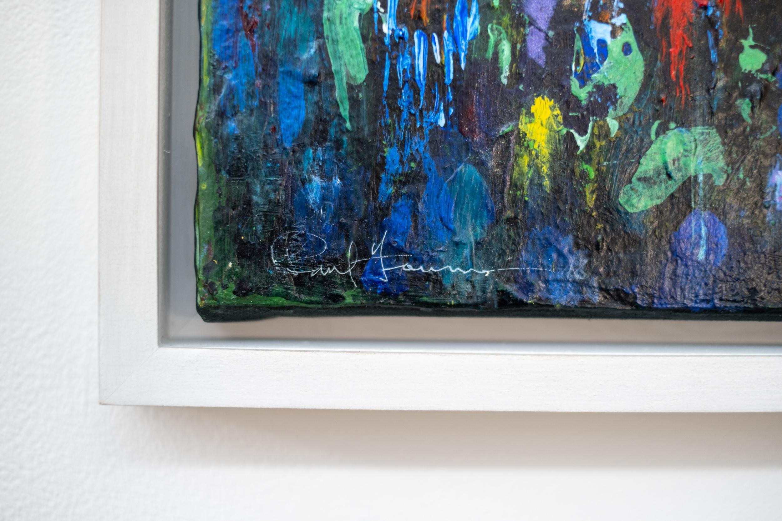 Questo quadro astratto contemporaneo e colorato è opera di Paul Fournier.
 
Paul Fournier è considerato uno dei più importanti espressionisti astratti canadesi. Ha ricevuto presto gli elogi dell'illustre critico d'arte di New York, Donald Kuspit,