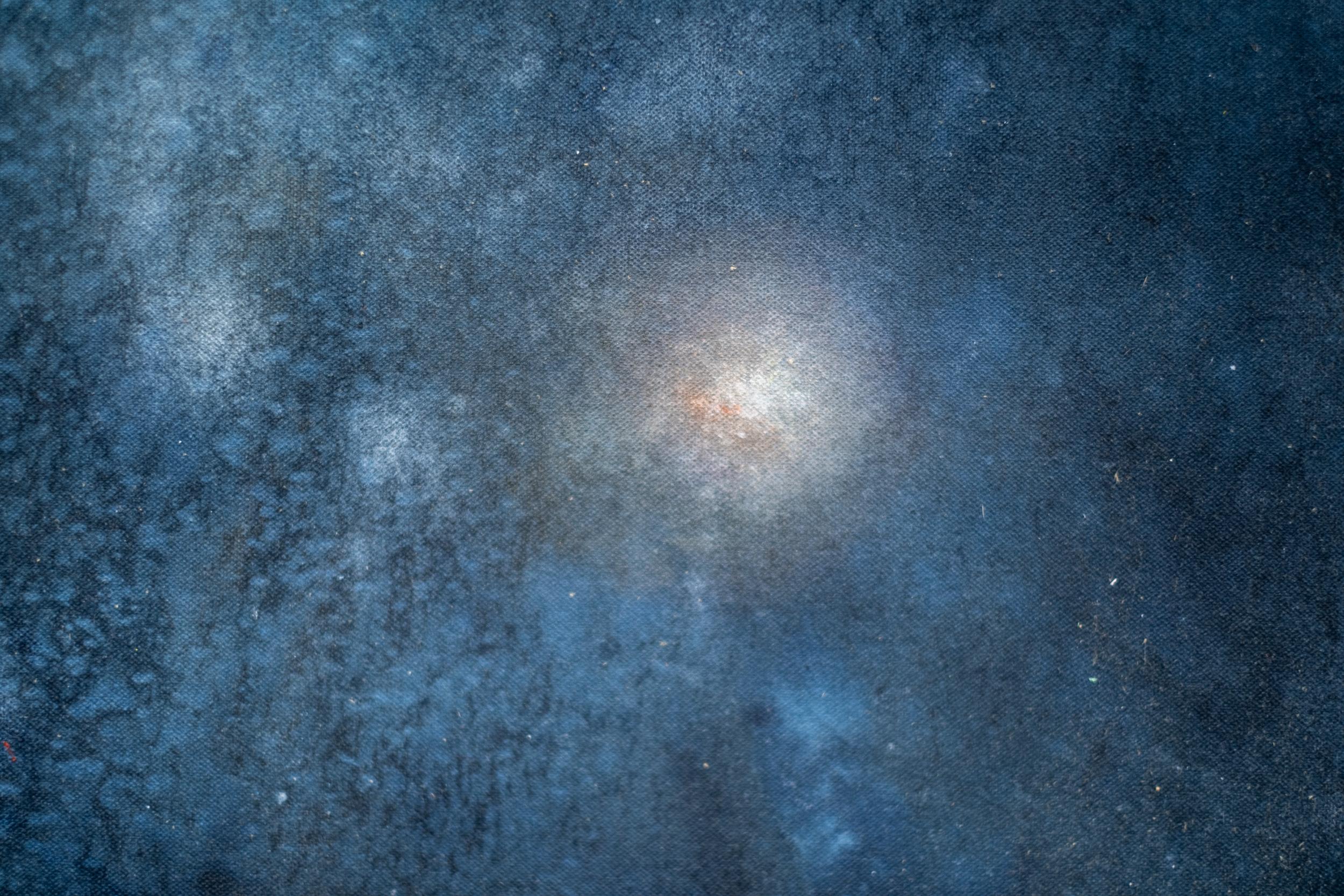 Notturno - contemporaneo, gestuale, astratto, acrilico su tela in vendita 6