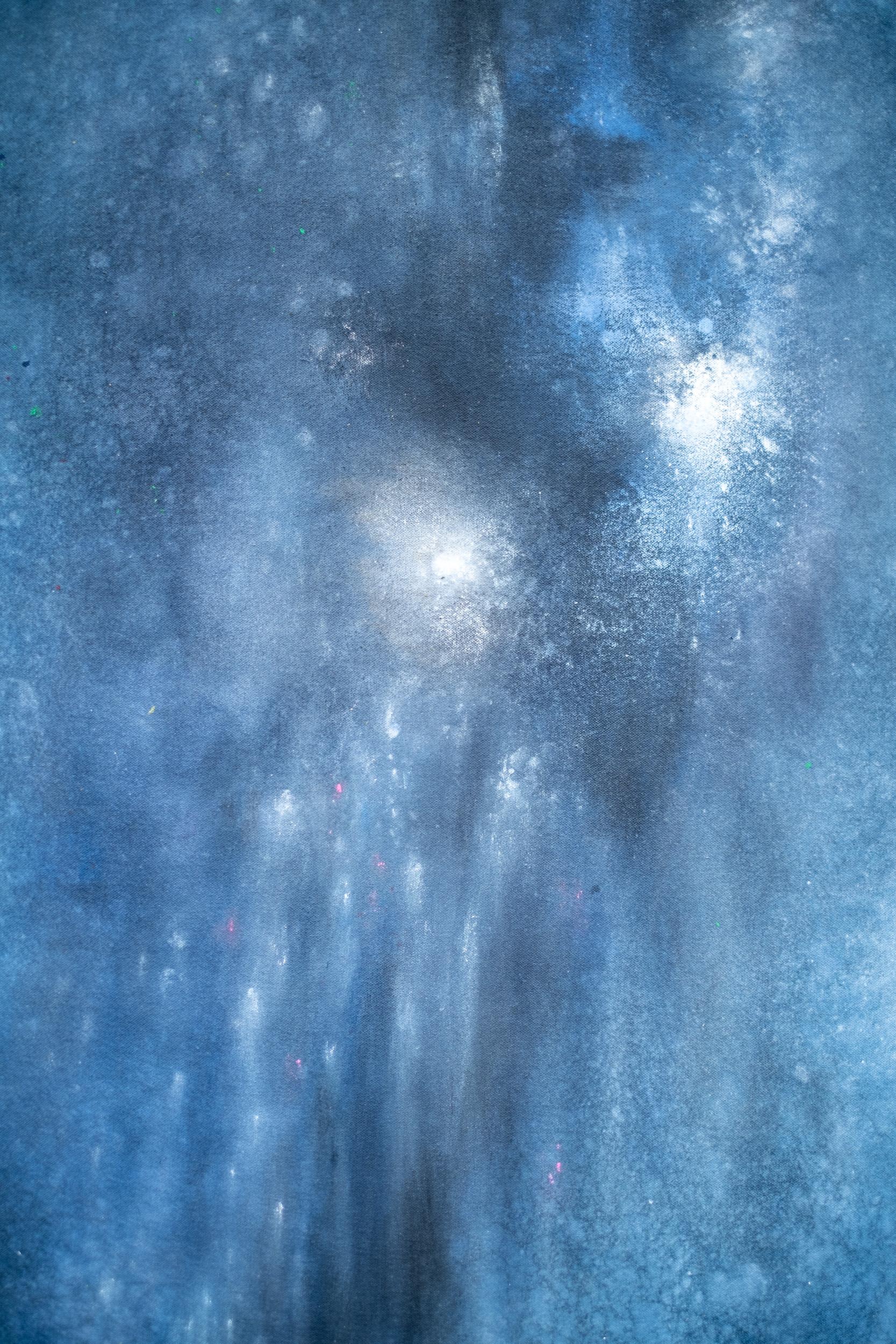 Notturno - contemporaneo, gestuale, astratto, acrilico su tela in vendita 3