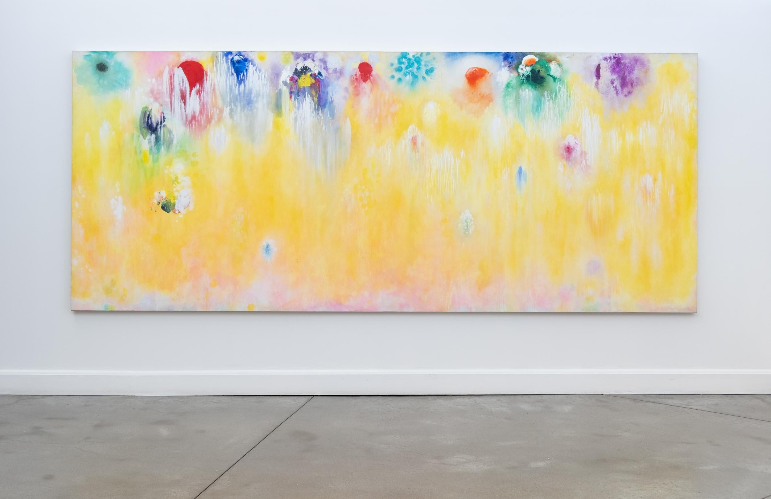 Song of Spring - contemporaneo, astratto espressionista, acrilico su tela - Painting Espressionismo astratto di Paul Fournier