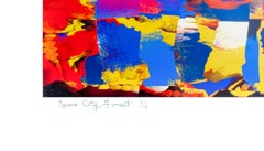 Space City Forest 1/7 - contemporary, abstract, digital collage print