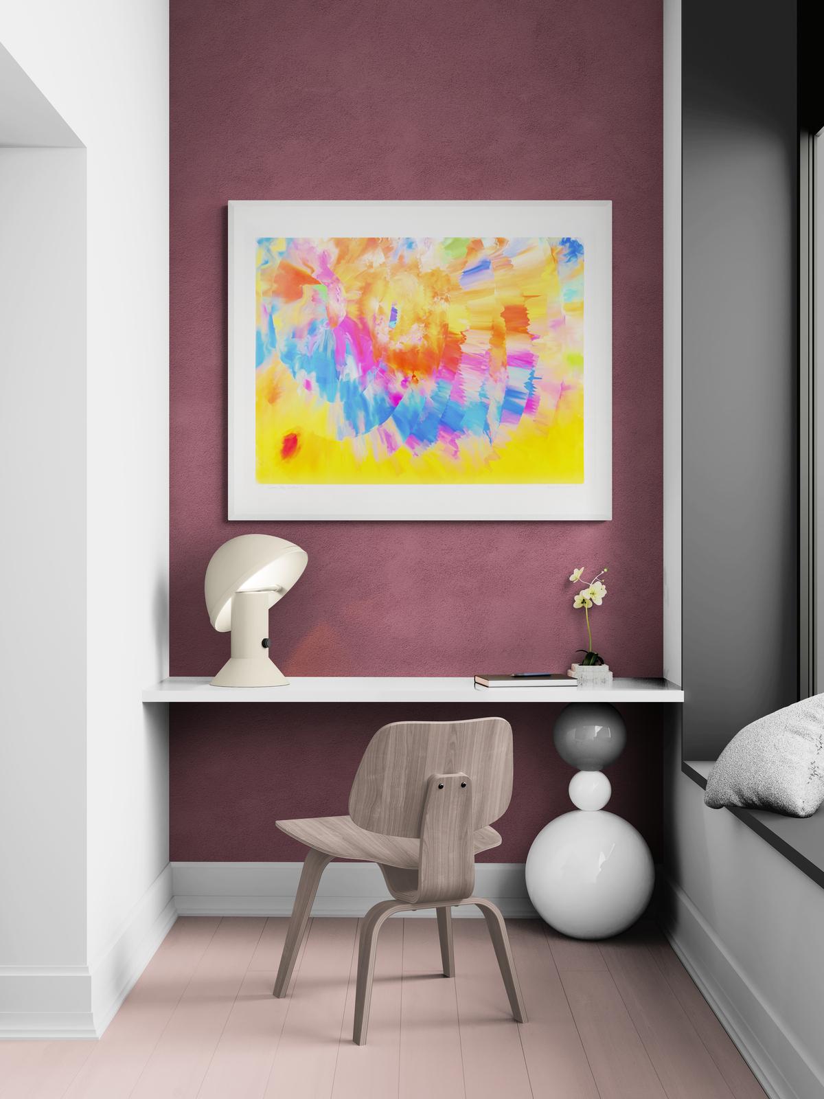 Space City Vortex 1/7 - contemporary, abstract, digital collage print For Sale 5