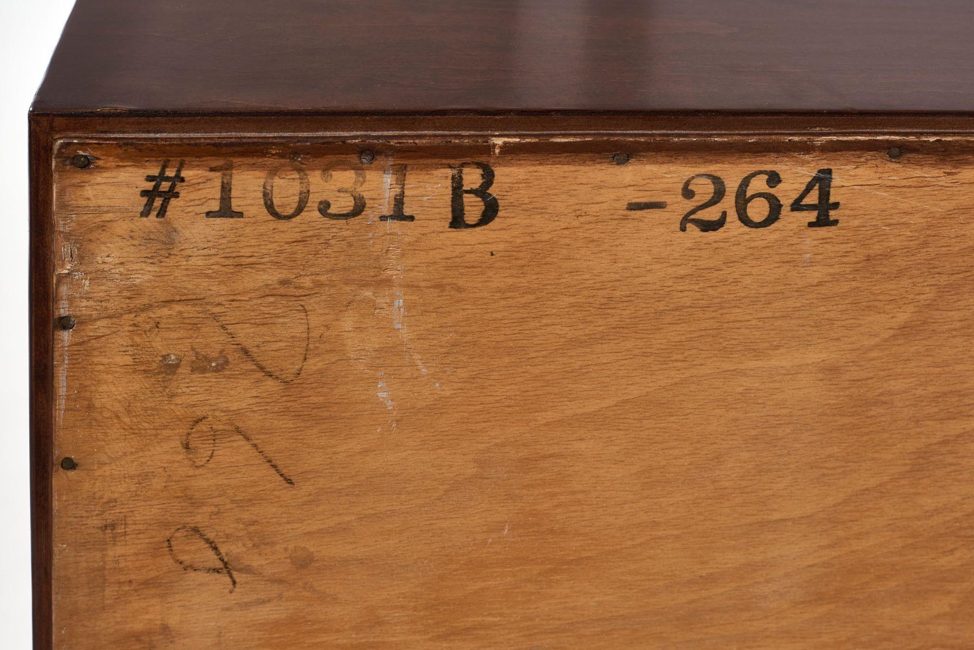 Paul Frankl 10 Drawer X Brass Pulls Dresser for Johnson Furniture, 1960 10