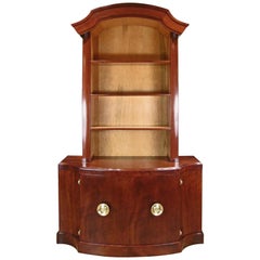 Paul Frankl 1950s Mahogany Bookcase Cabinet