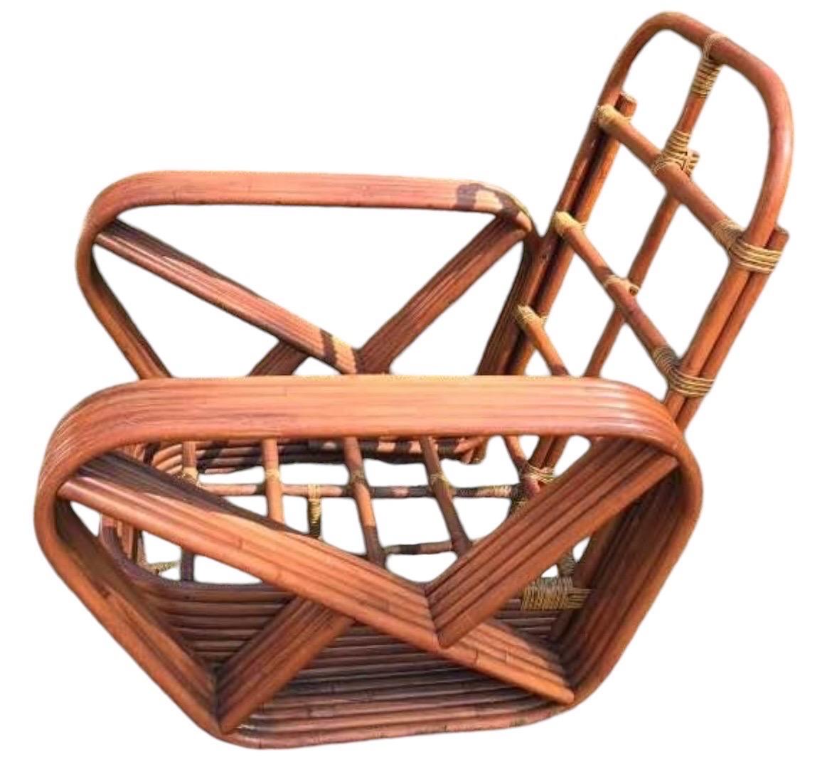 Paul Frankl 5 Strand Pretzel Patio Furniture Set for Porch Pretzel Furniture For Sale 4