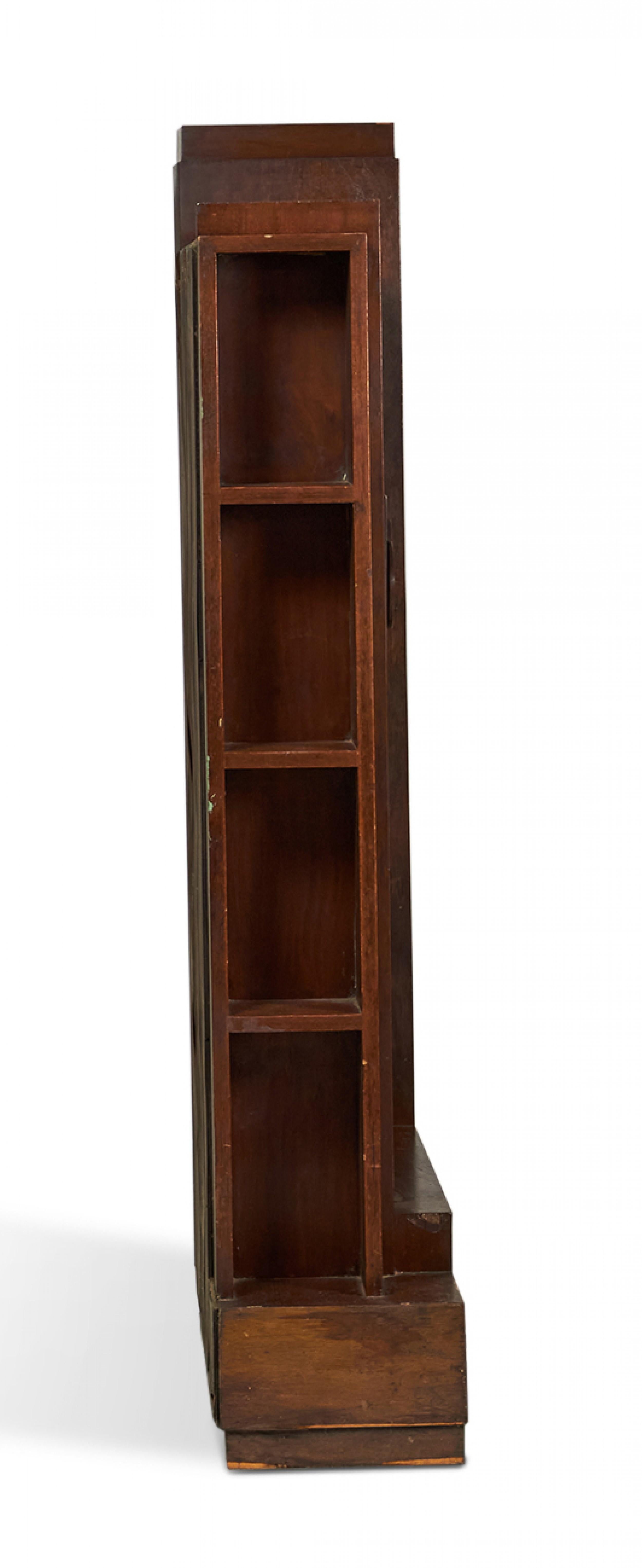 Paul Frankl American Mid-Century Fall Front Walnut Skyscraper Desk For Sale 1