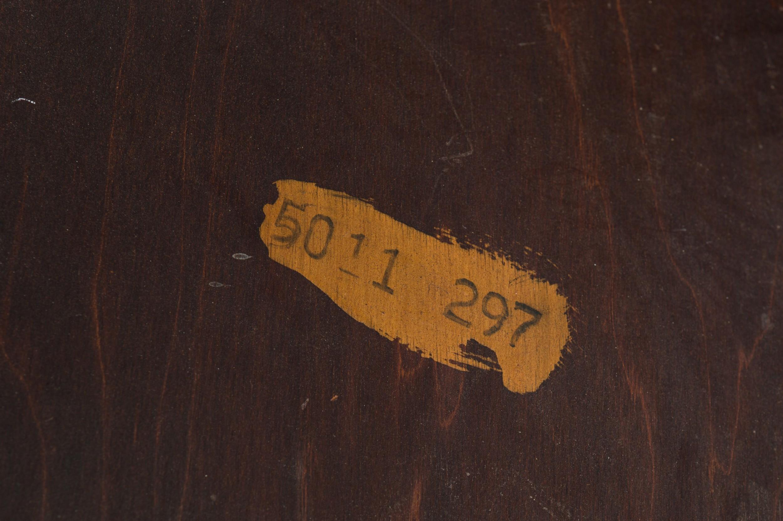 Table basse carrée américaine du milieu du siècle dernier Paul Frankl à plateau en liège en vente 1