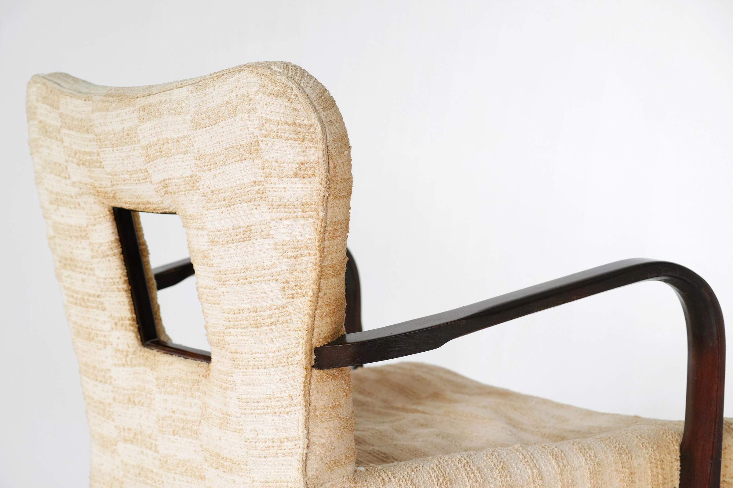 Upholstery Paul Frankl Armchair for John Stuart For Sale
