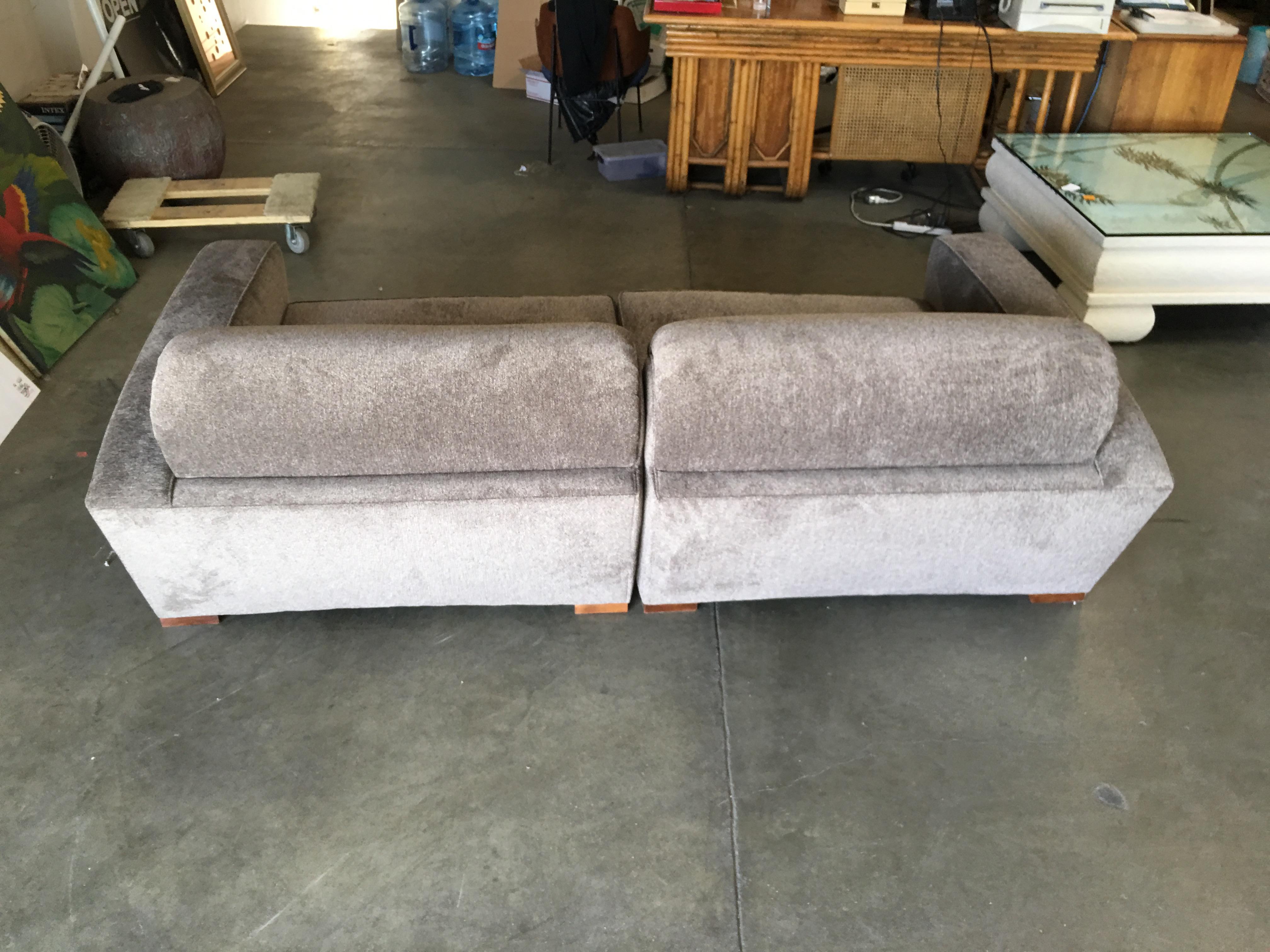 Sofá seccional Paul Frankl Art Decó Speed, hacia 1940 Madera en venta