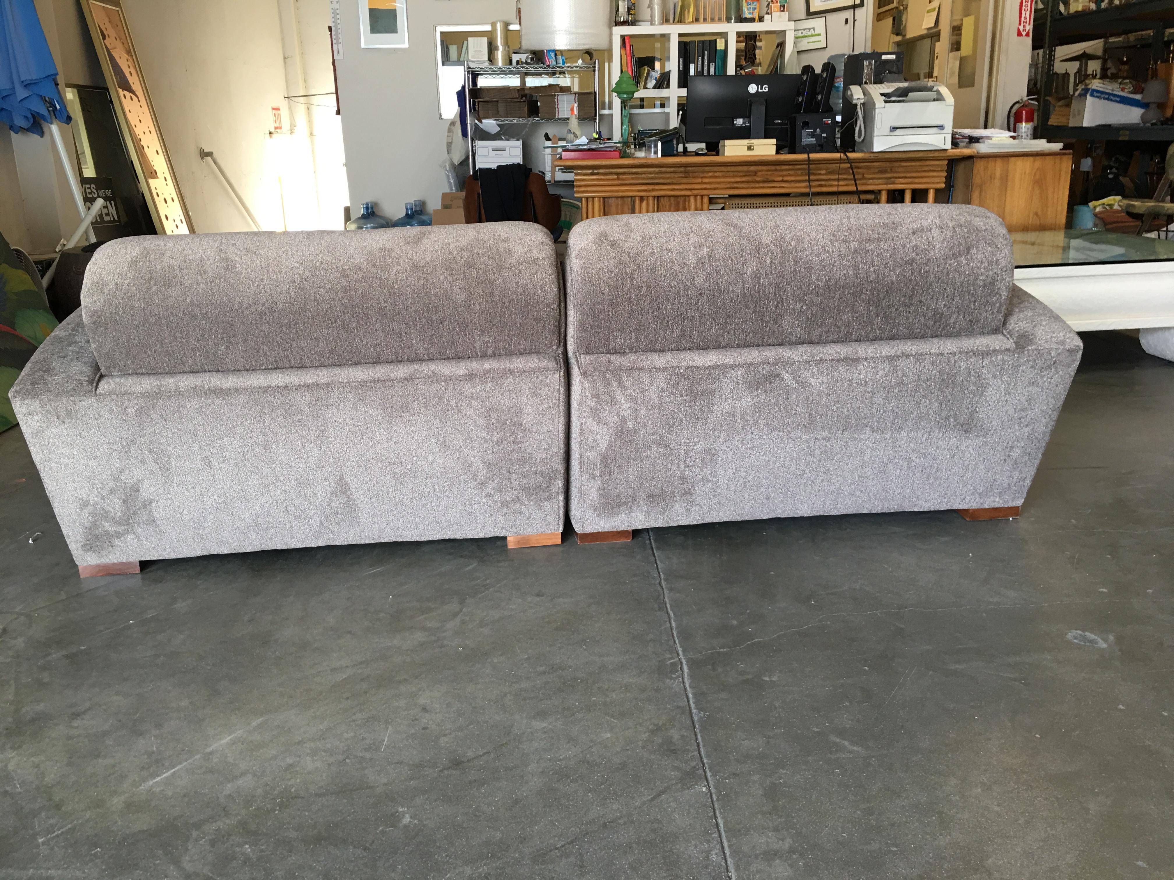Paul Frankl Art Deco Speed Sectional Sofa, circa 1940 In Excellent Condition For Sale In Van Nuys, CA