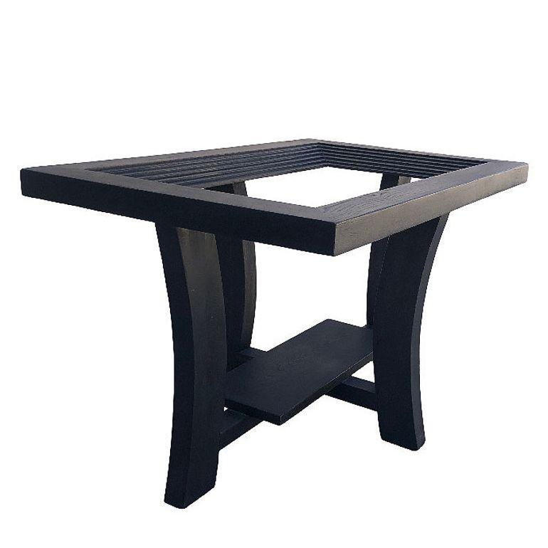 Américain Table d'appoint à gradins noire Paul Frankl pour Brown Saltman en vente