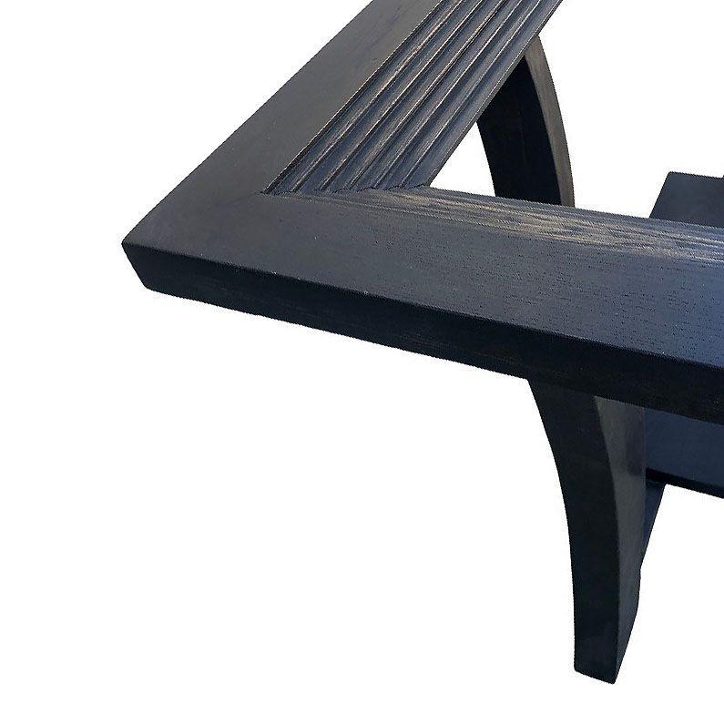 Milieu du XXe siècle Table d'appoint à gradins noire Paul Frankl pour Brown Saltman en vente