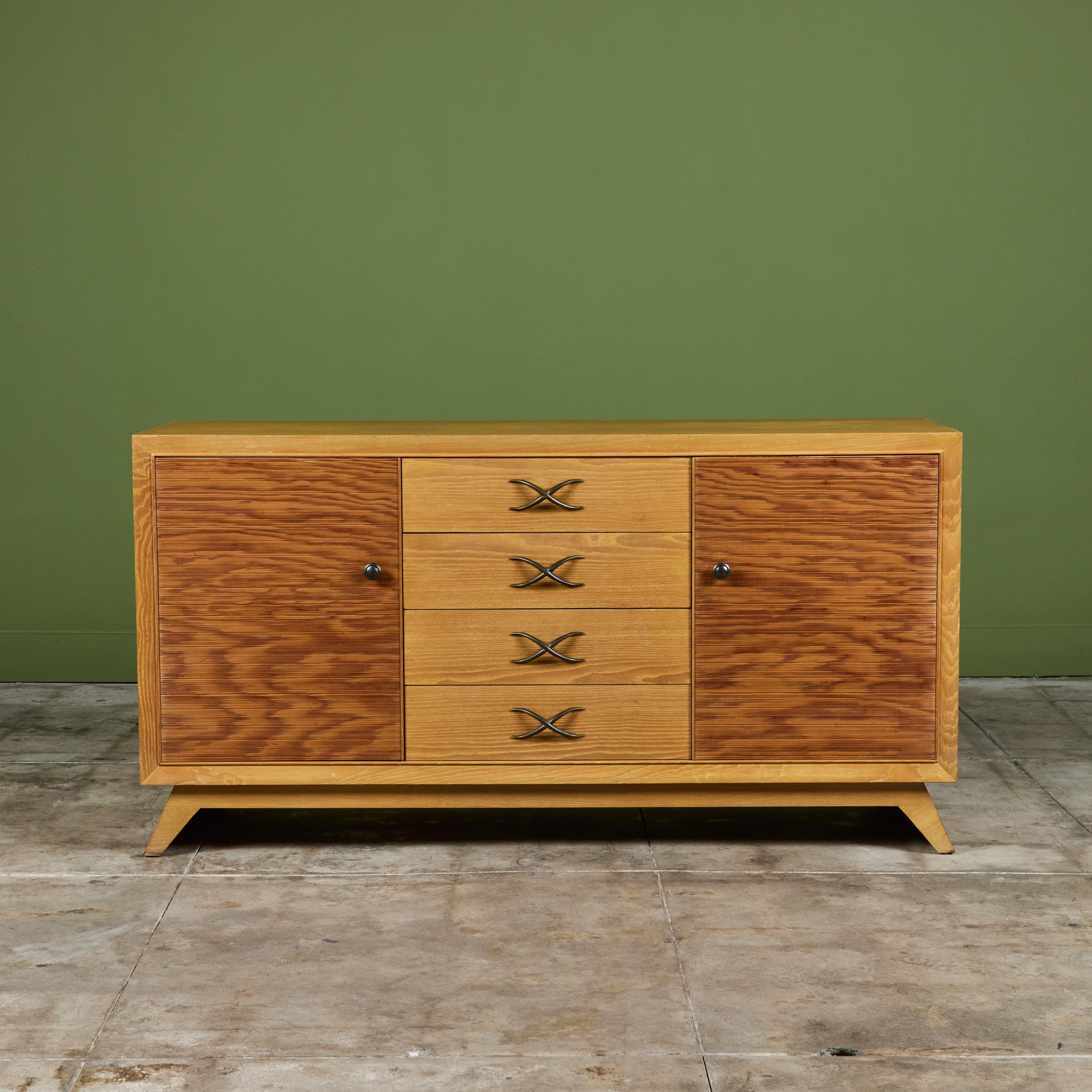 Mid-Century moderno Buffet Paul Frankl per Brown Saltman in vendita