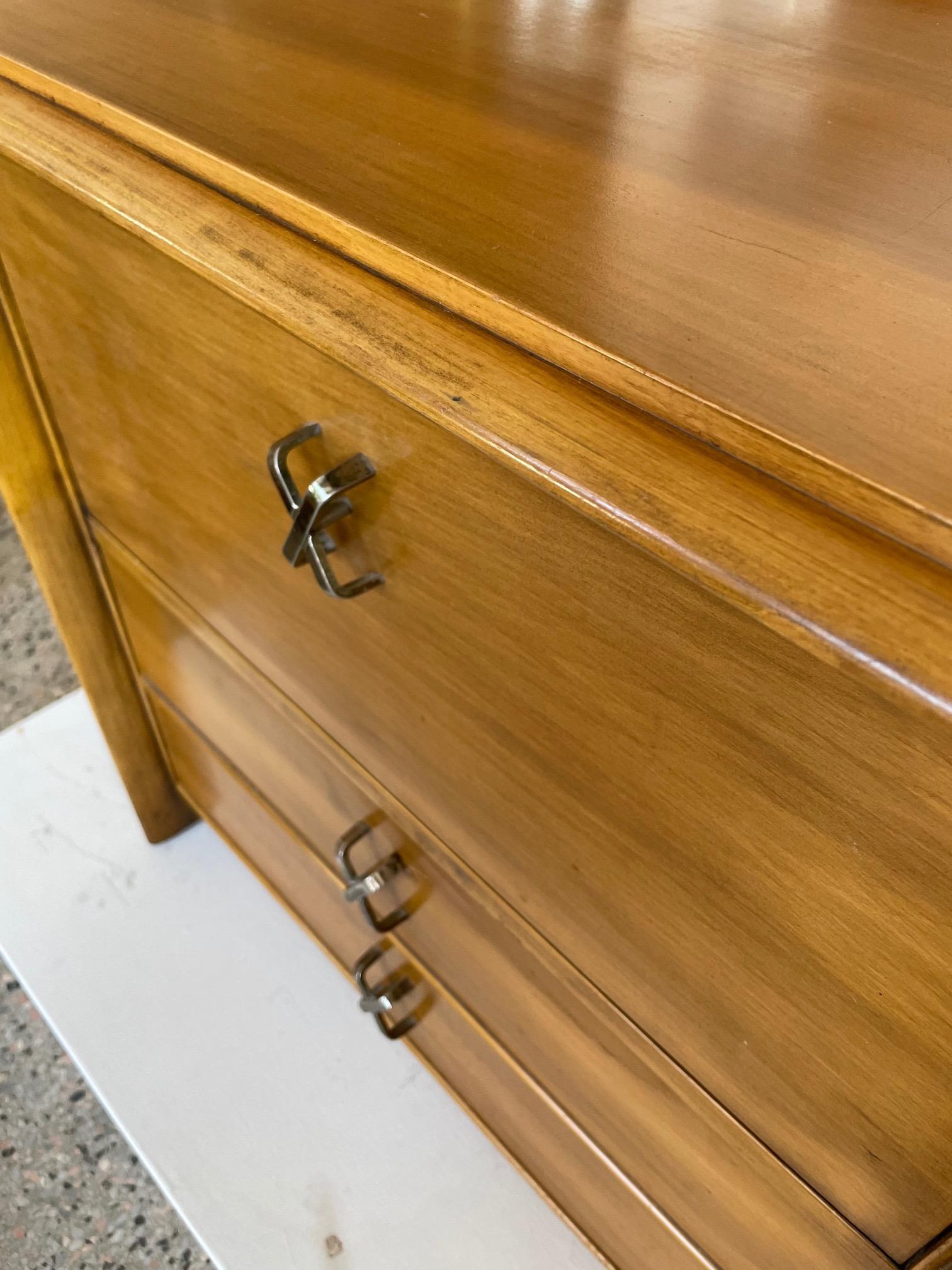 Mid-20th Century Paul Frankl Classic Nightstands with X Handles