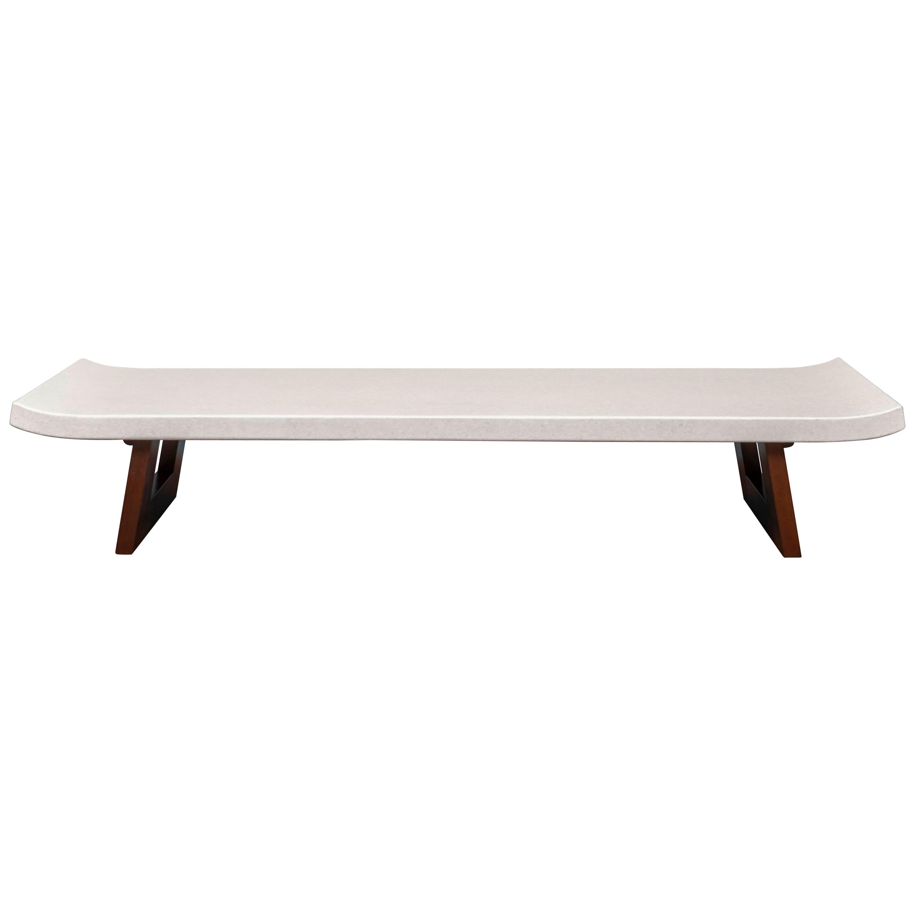 Paul Frankl Coffee Cork Top Low Table or Bench